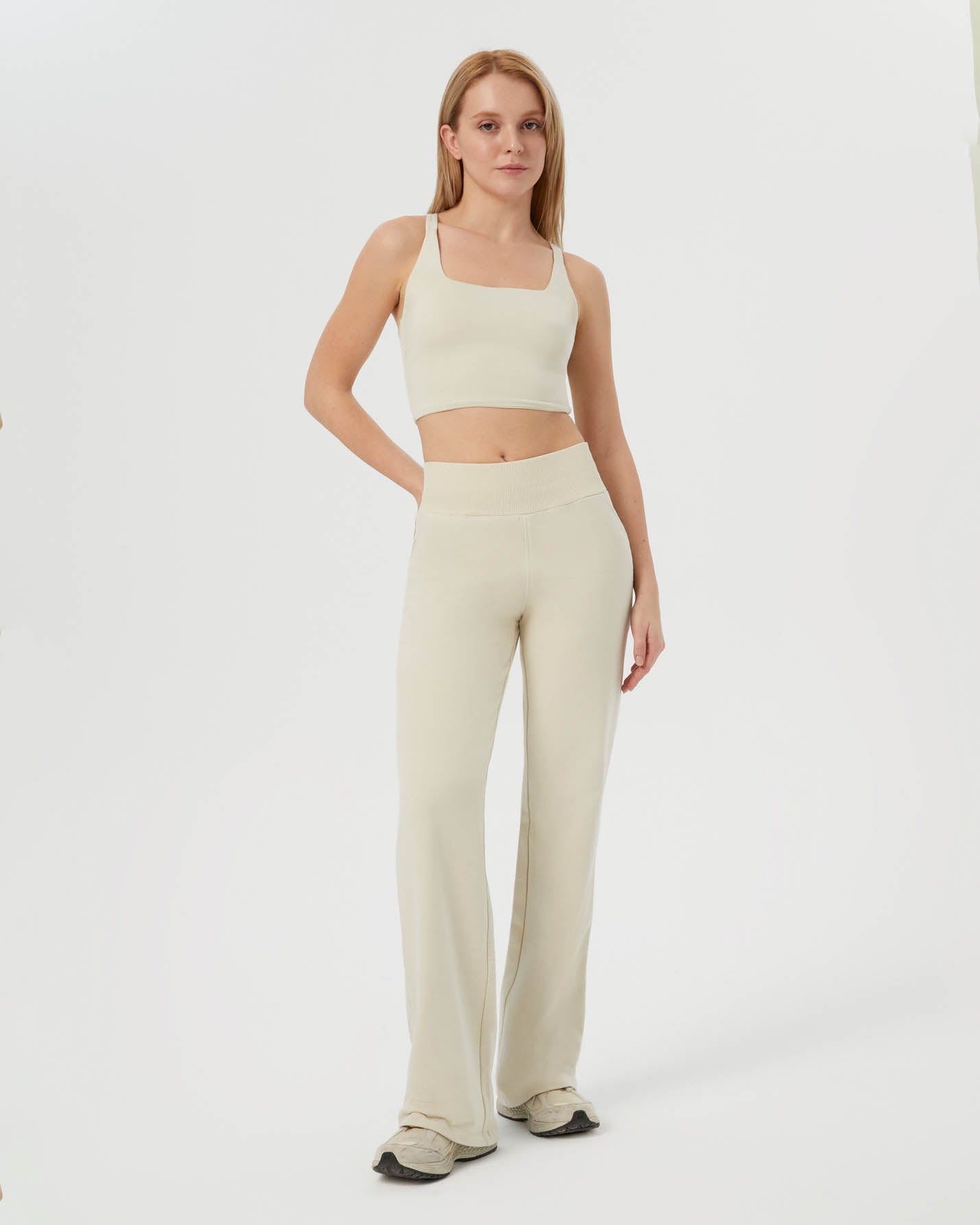 Krema Yüzücü Yoga Bra