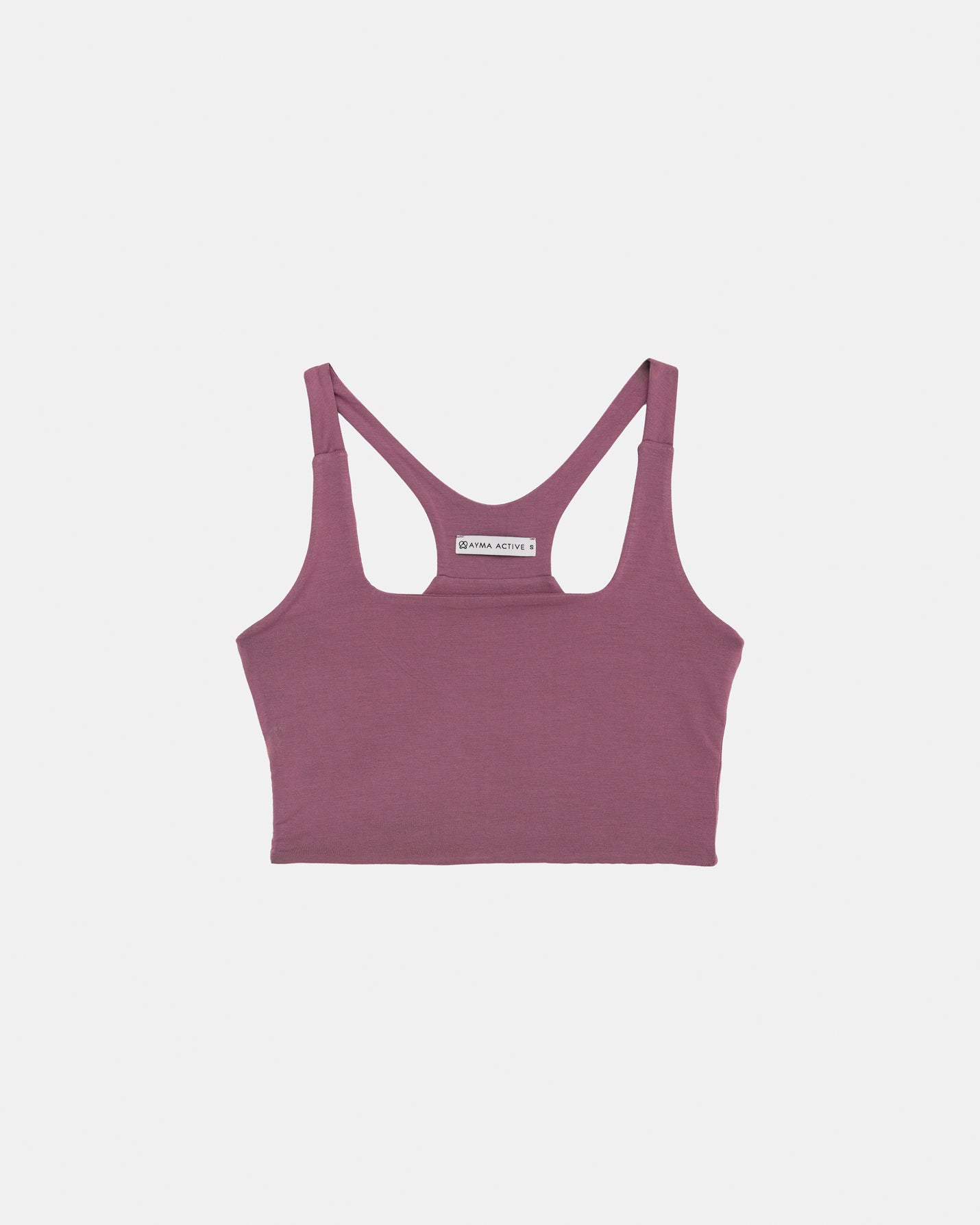 Lila Yüzücü Yoga Bra