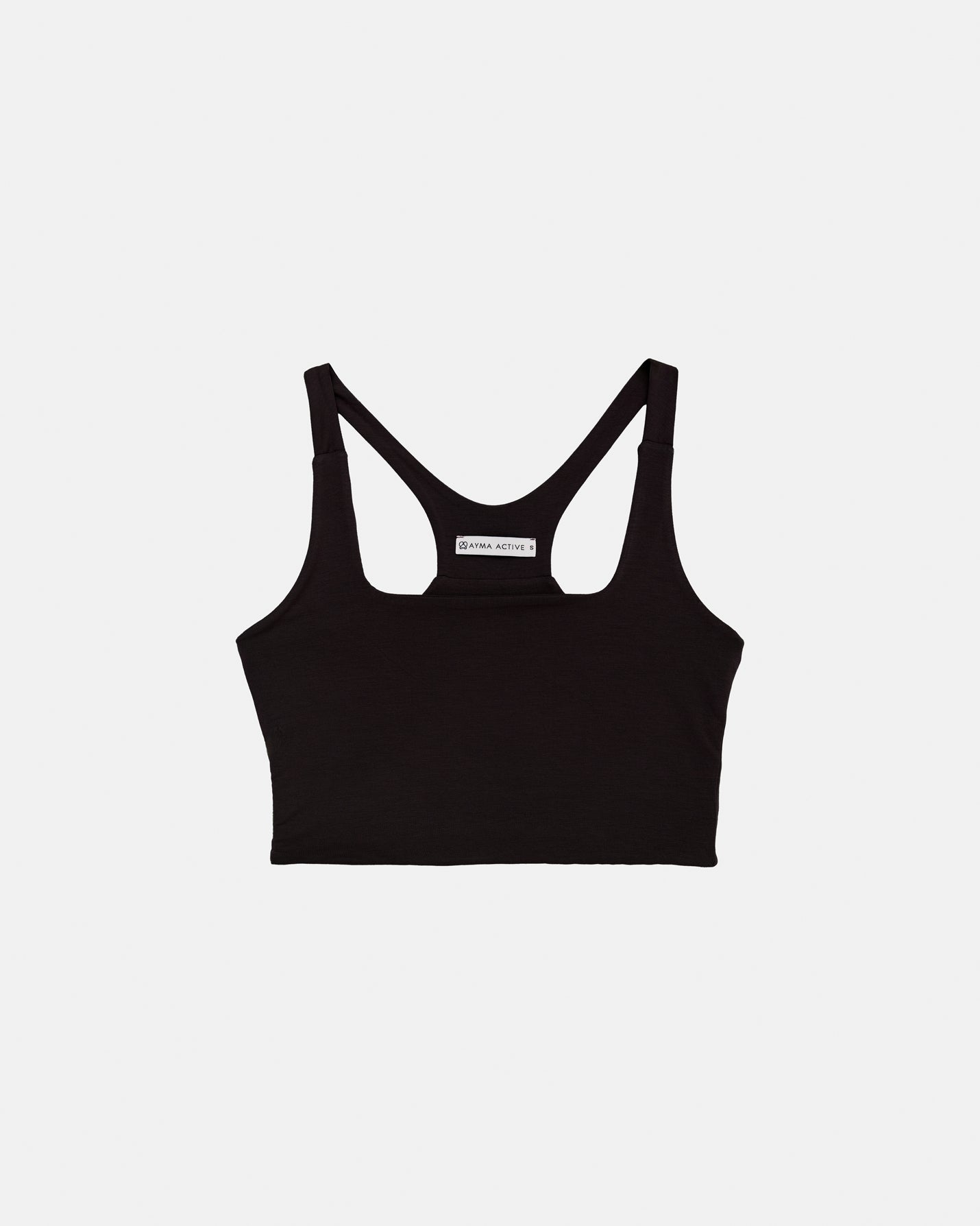 Siyah Yüzücü Yoga Bra