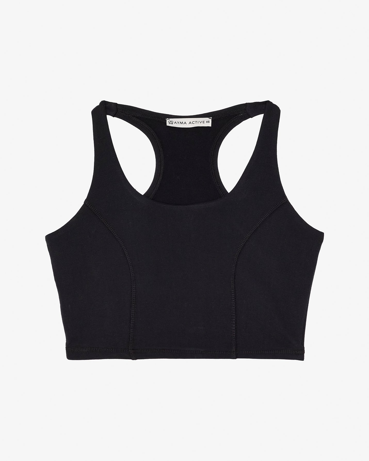 Siyah Active Organik Pamuk Bra