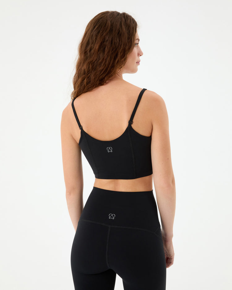 Siyah Askılı Basic Motion Bra