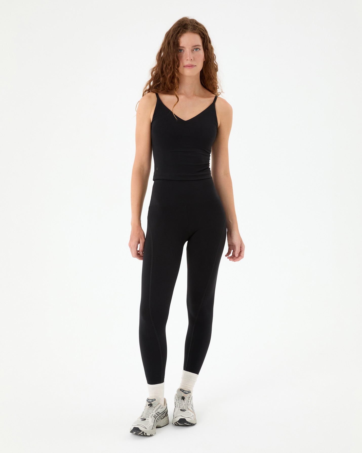 Siyah U Yaka Longline Motion Bra
