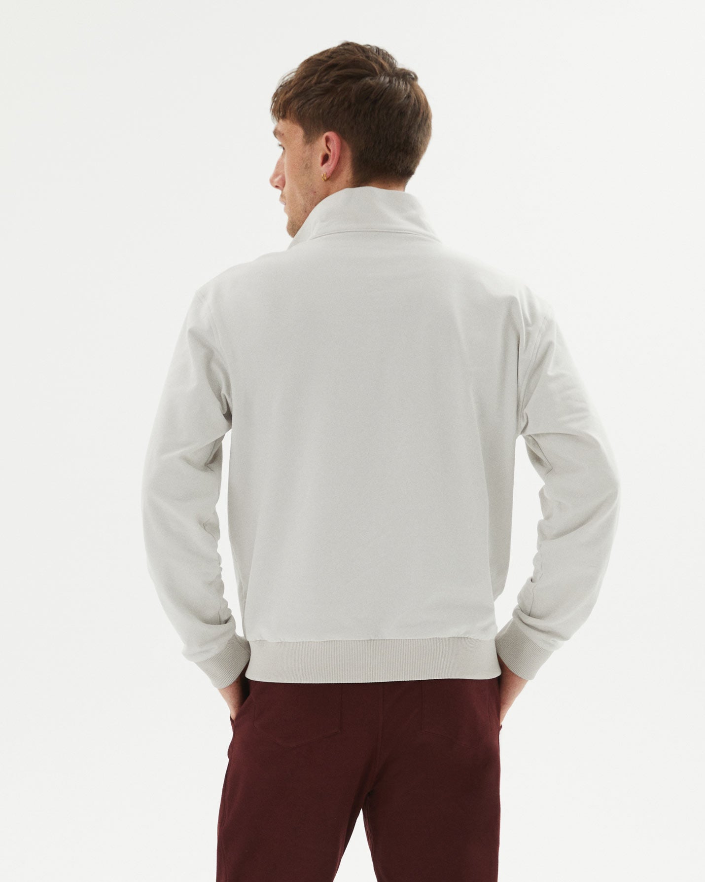 Erkek Dik Yaka Sweatshirt