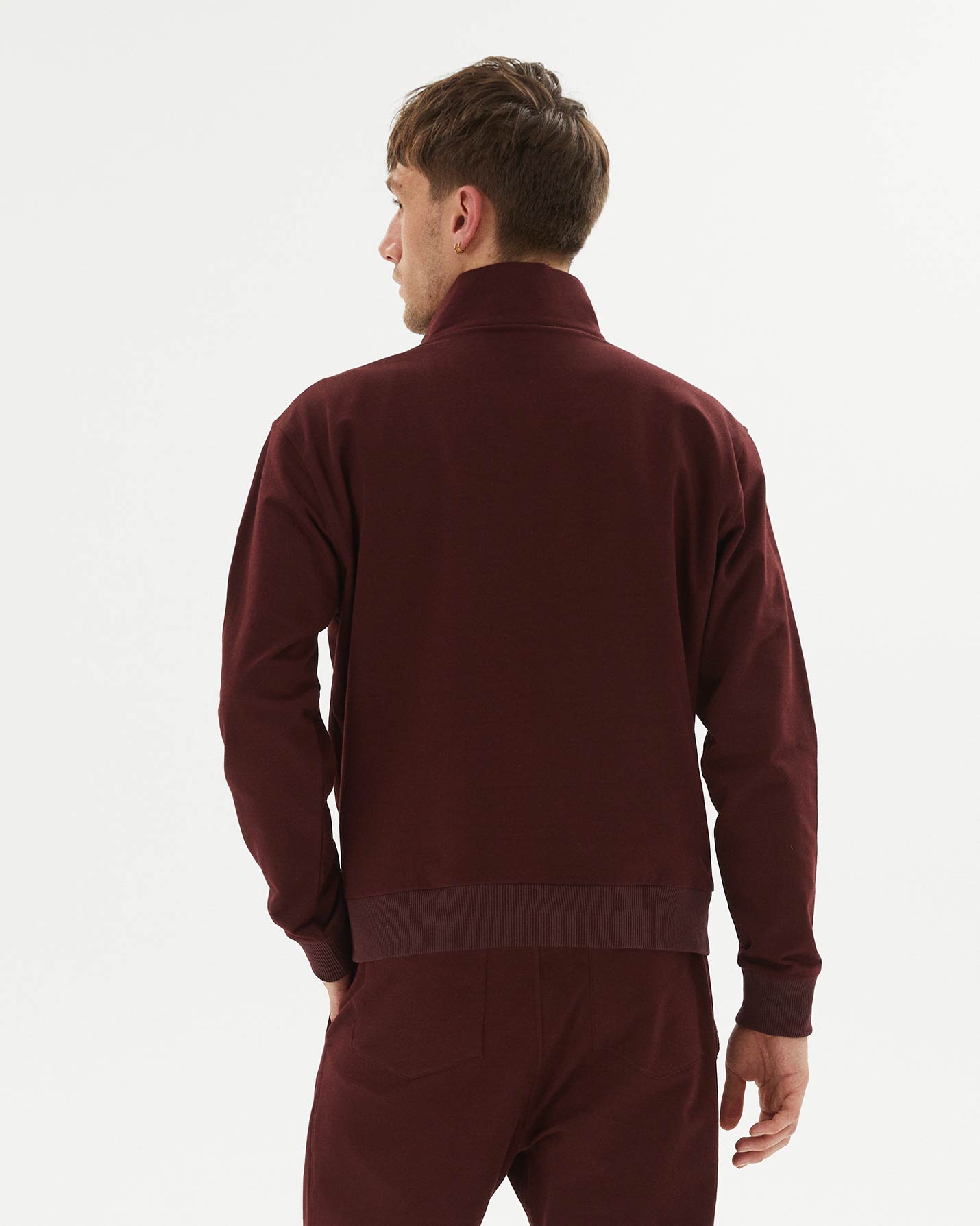 Erkek Dik Yaka Sweatshirt