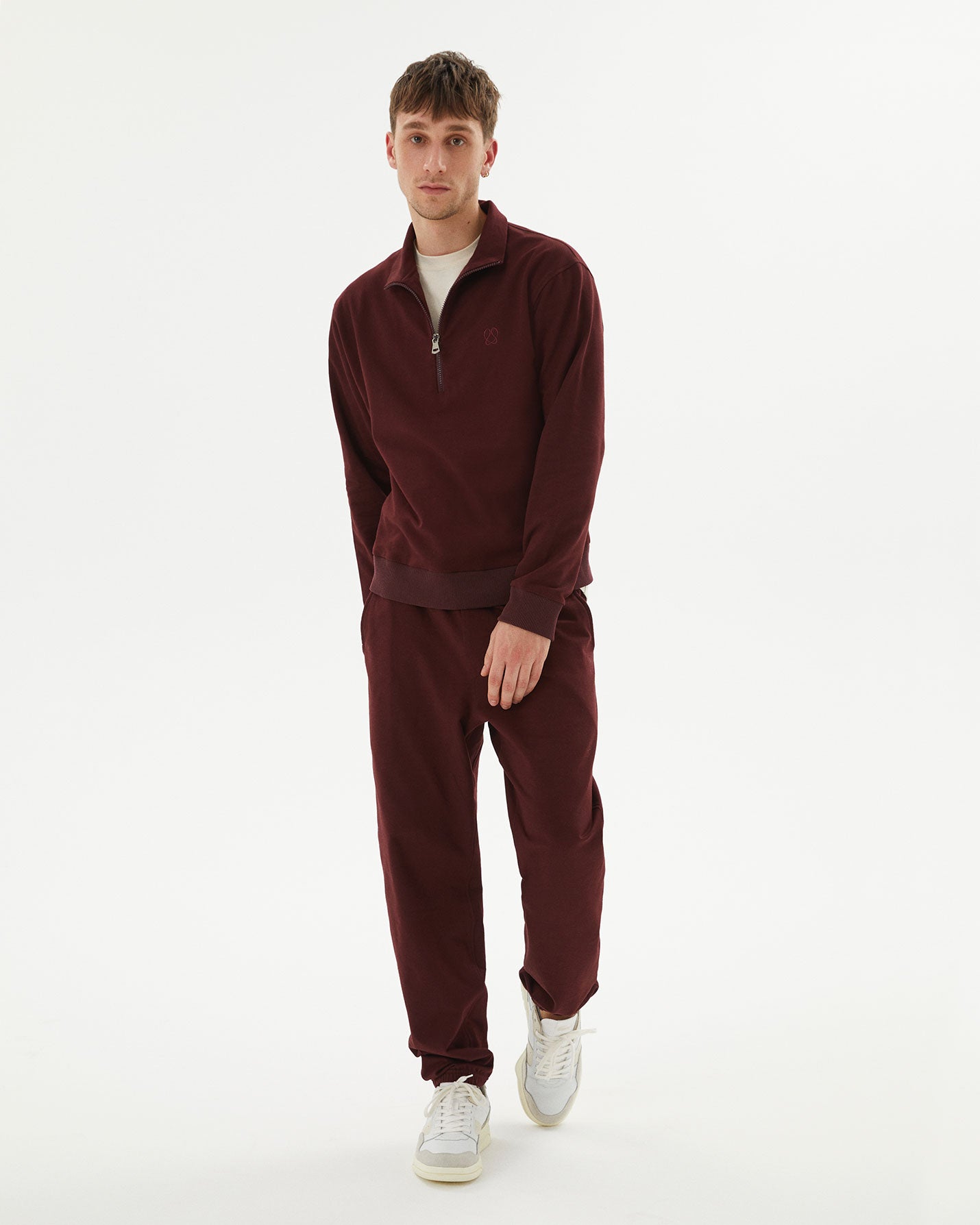 Erkek Dik Yaka Sweatshirt