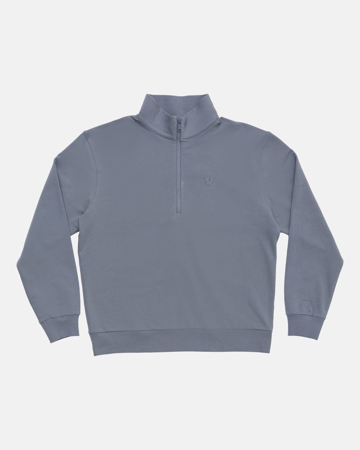 Mavi Ladin Erkek Dik Yaka Sweatshirt