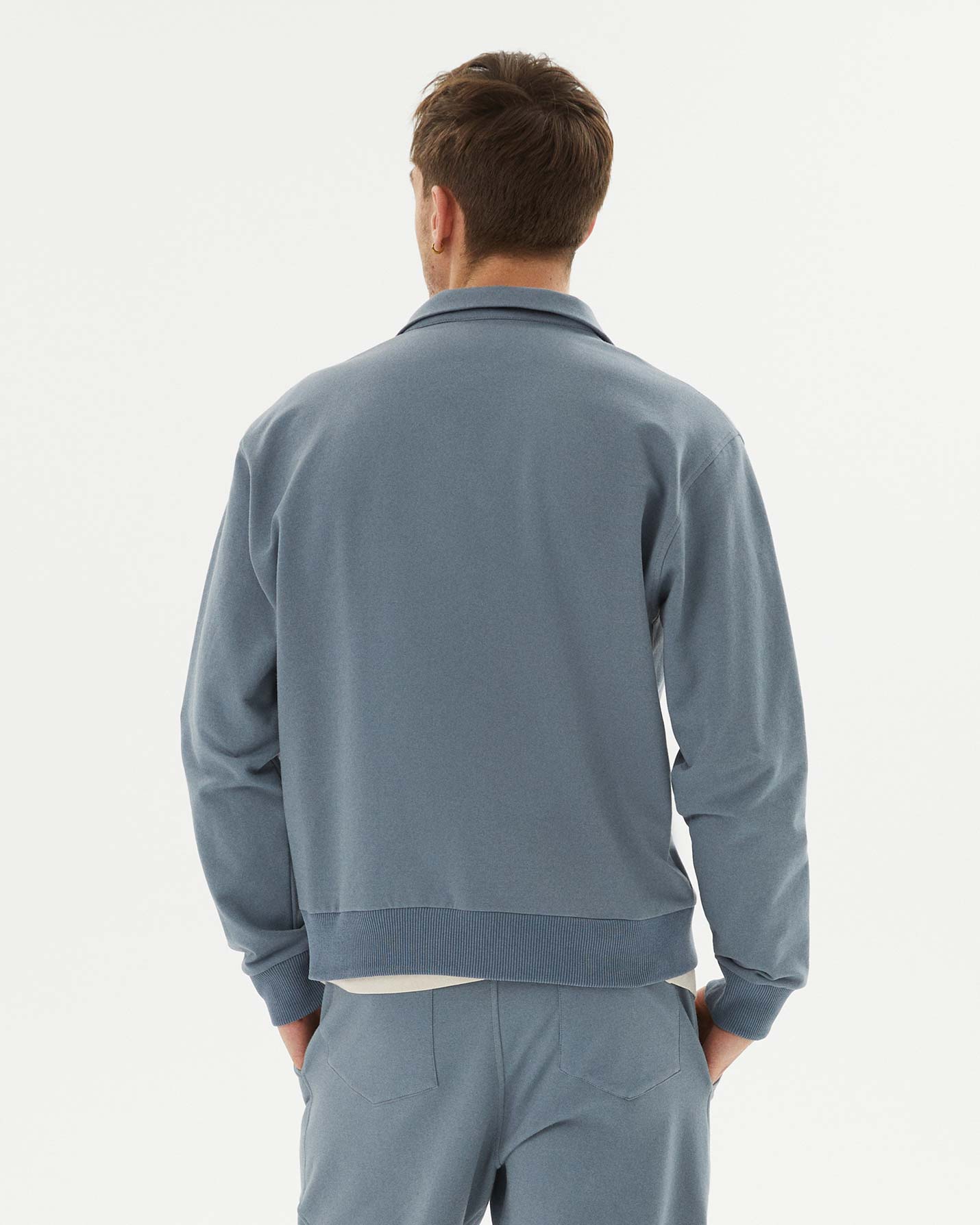Erkek Dik Yaka Sweatshirt