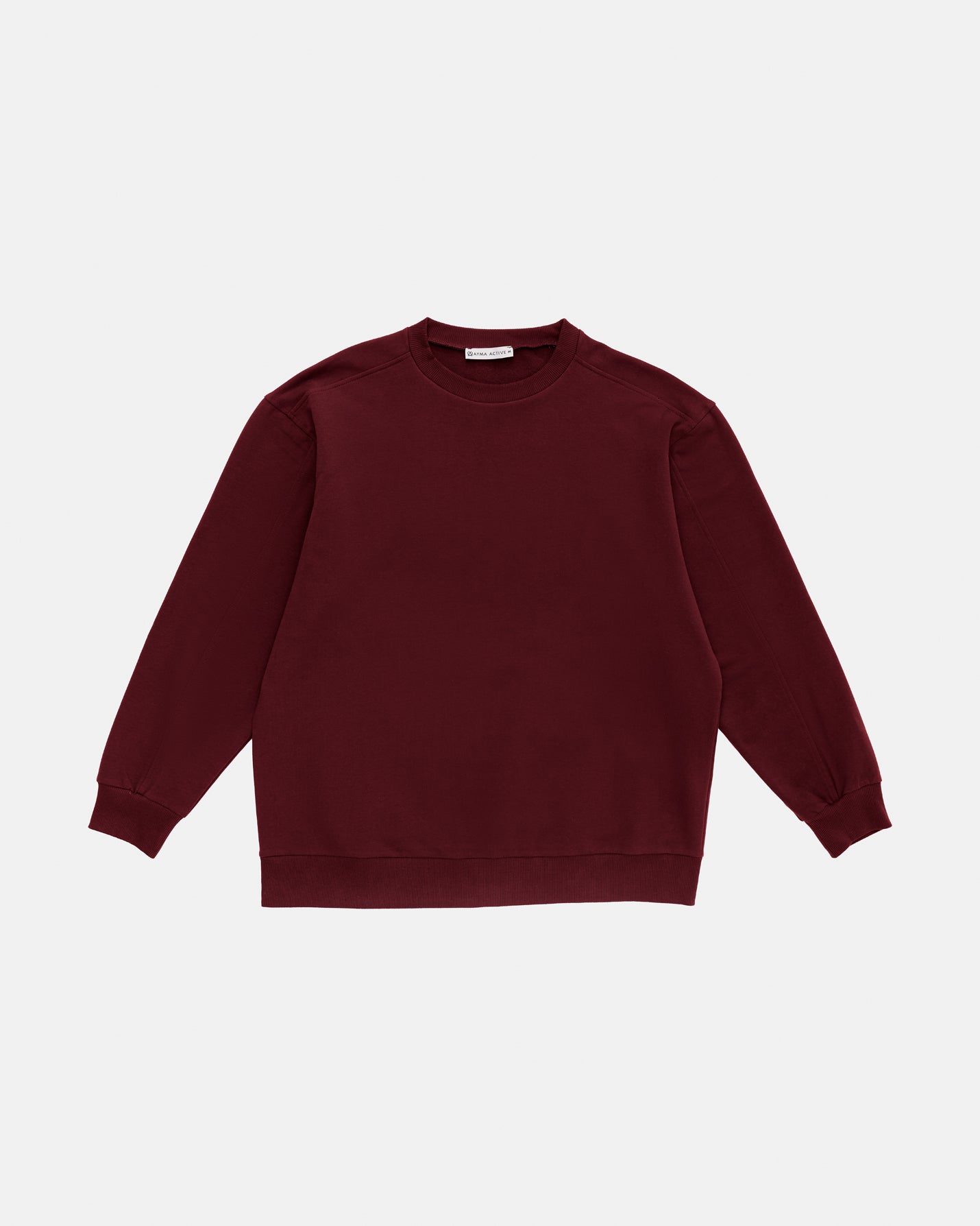 Kestane Erkek Bisiklet Yaka Sweatshirt