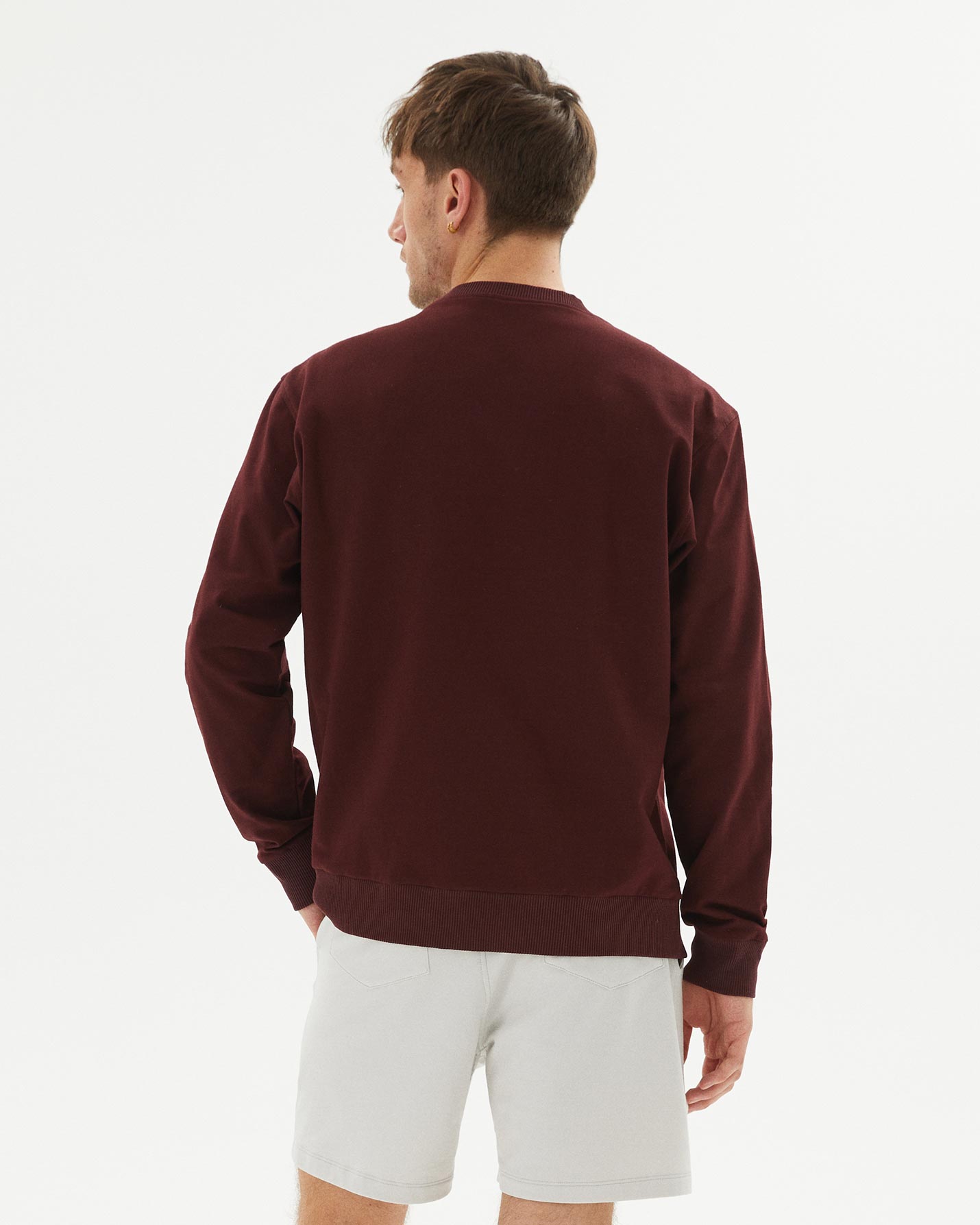 Erkek Bisiklet Yaka Sweatshirt