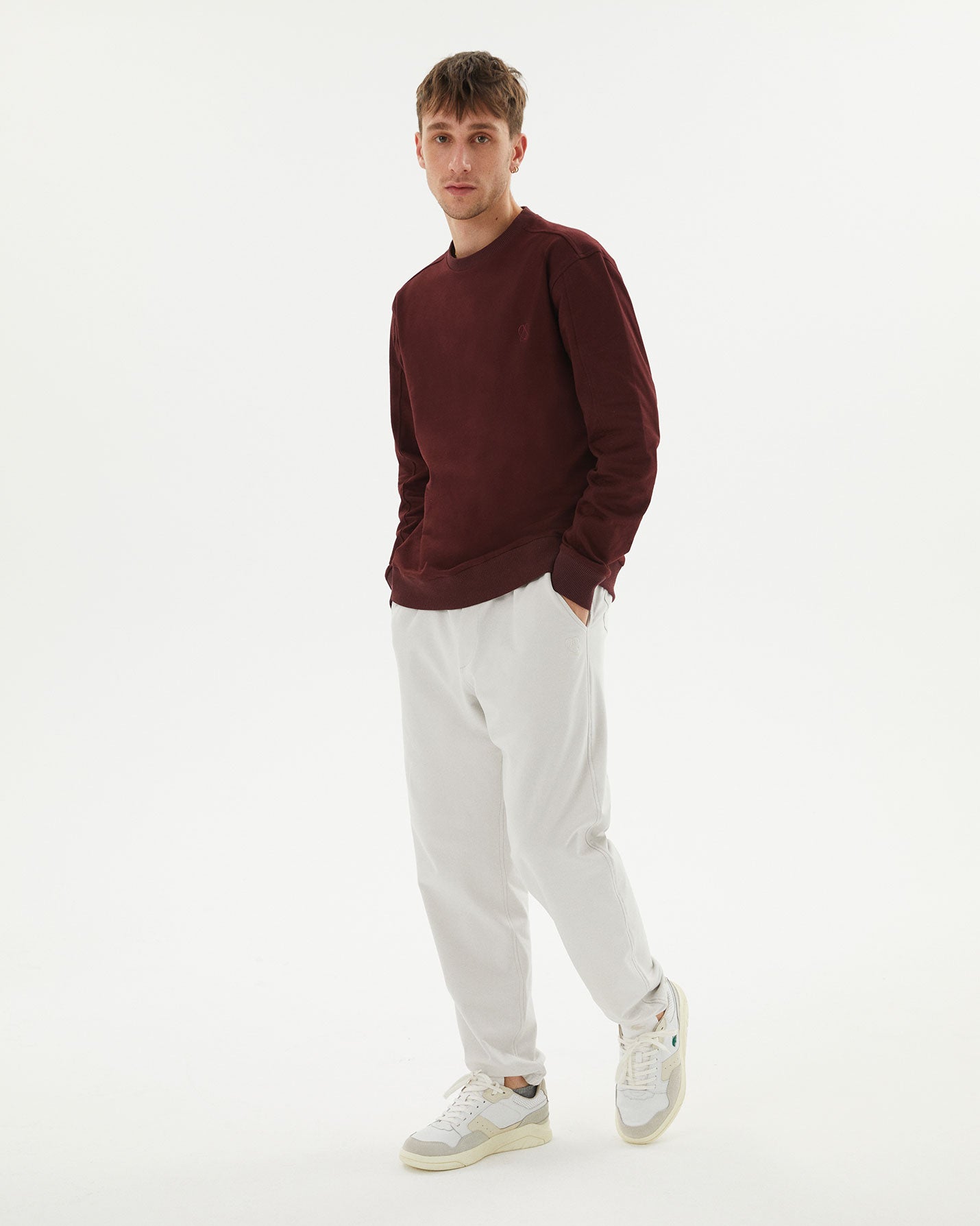 Erkek Bisiklet Yaka Sweatshirt