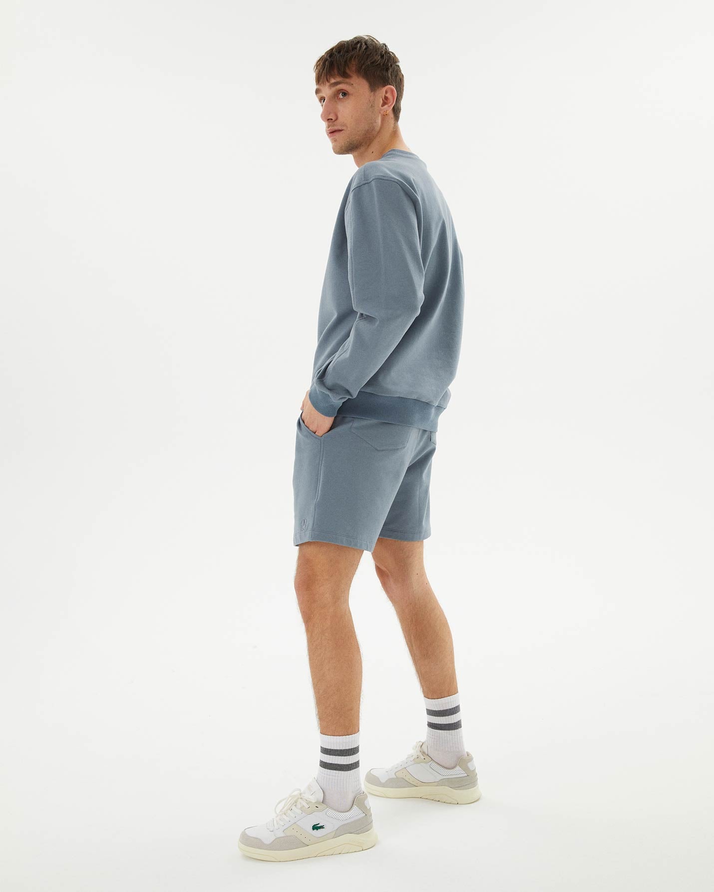 Erkek Bisiklet Yaka Sweatshirt