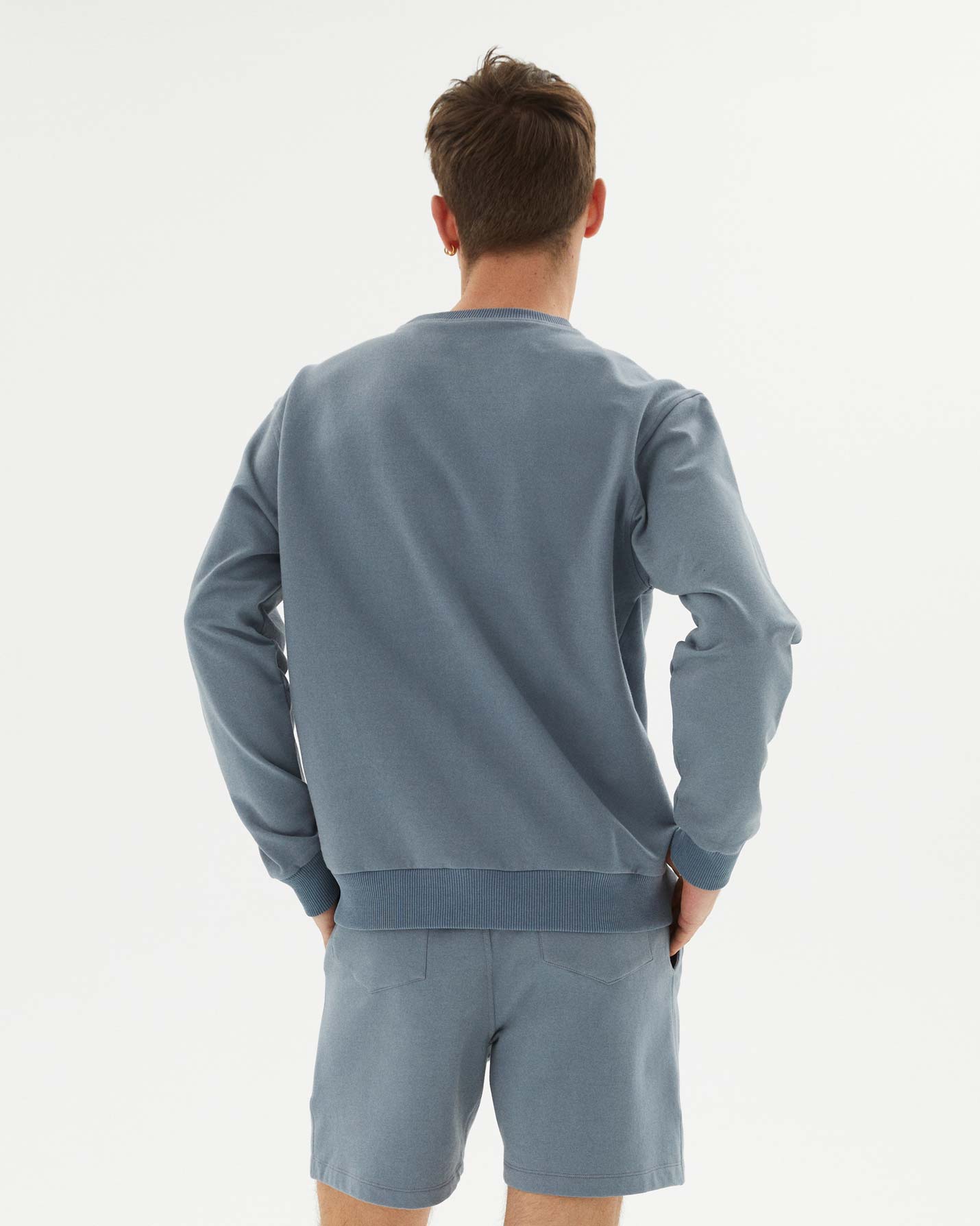 Erkek Bisiklet Yaka Sweatshirt