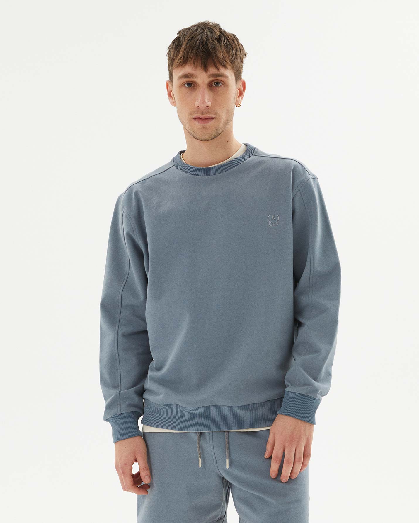 Erkek Bisiklet Yaka Sweatshirt
