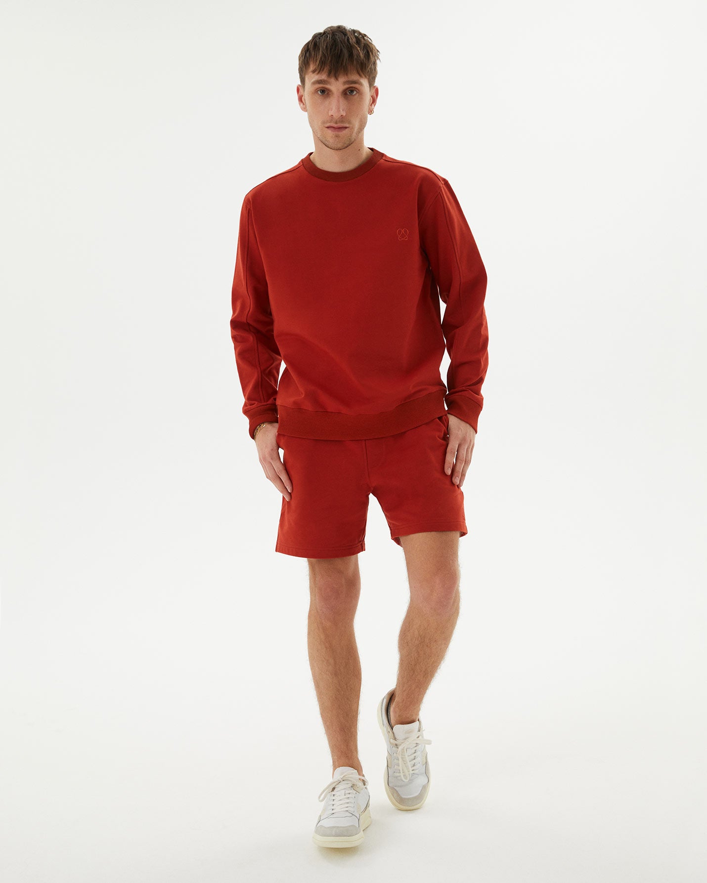 Erkek Bisiklet Yaka Sweatshirt