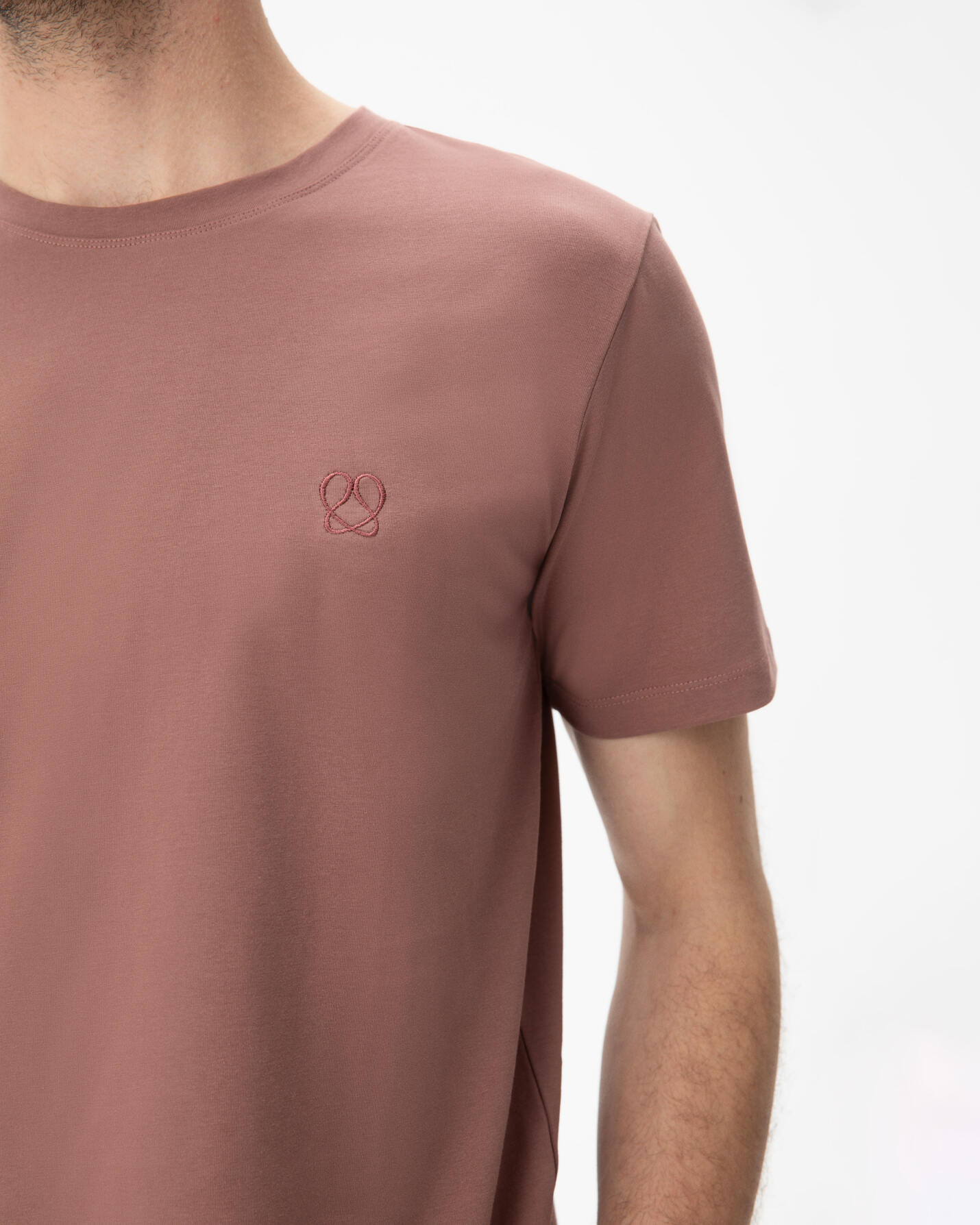 Gül Kurusu Erkek Basic T-Shirt