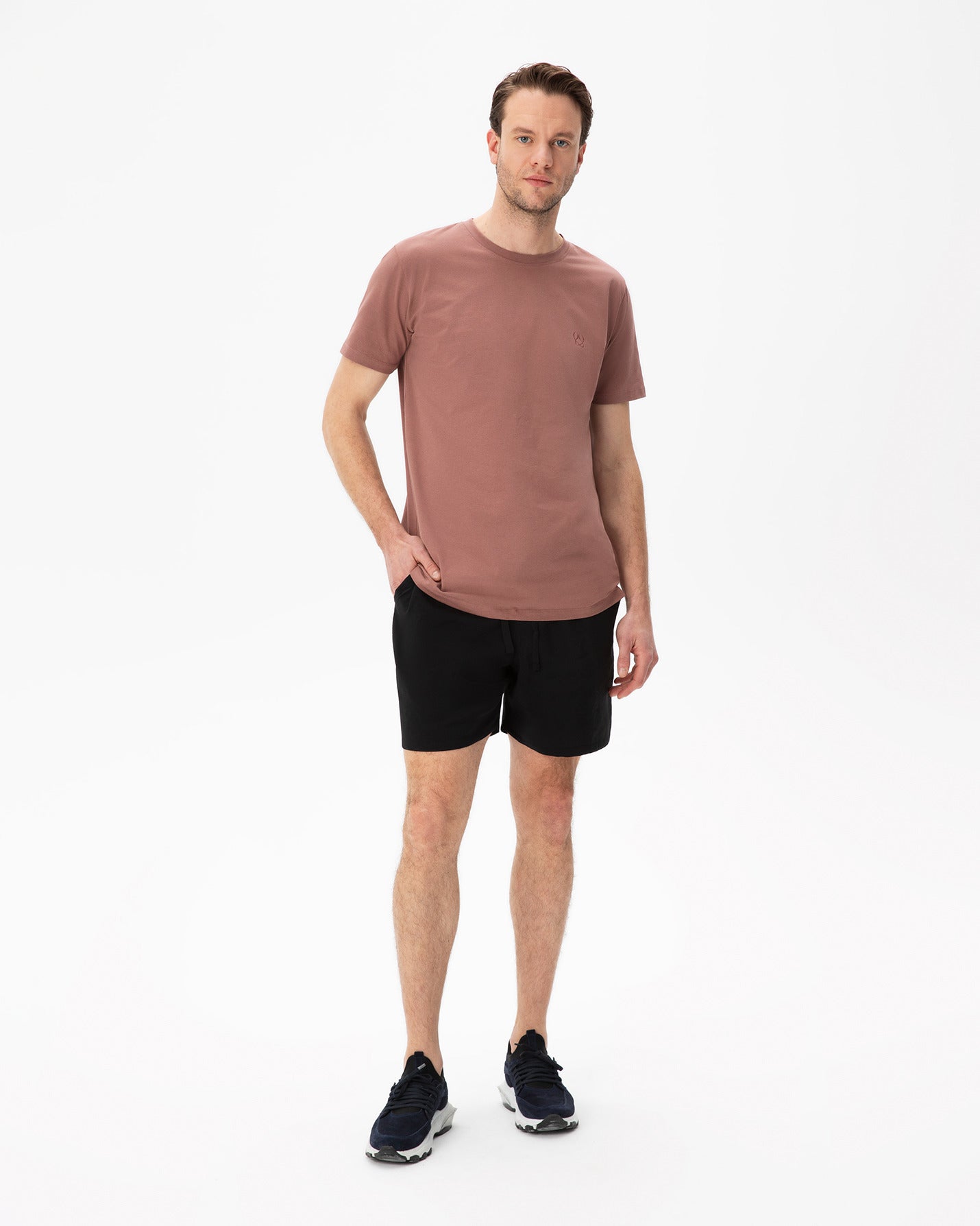Gül Kurusu Erkek Basic T-Shirt