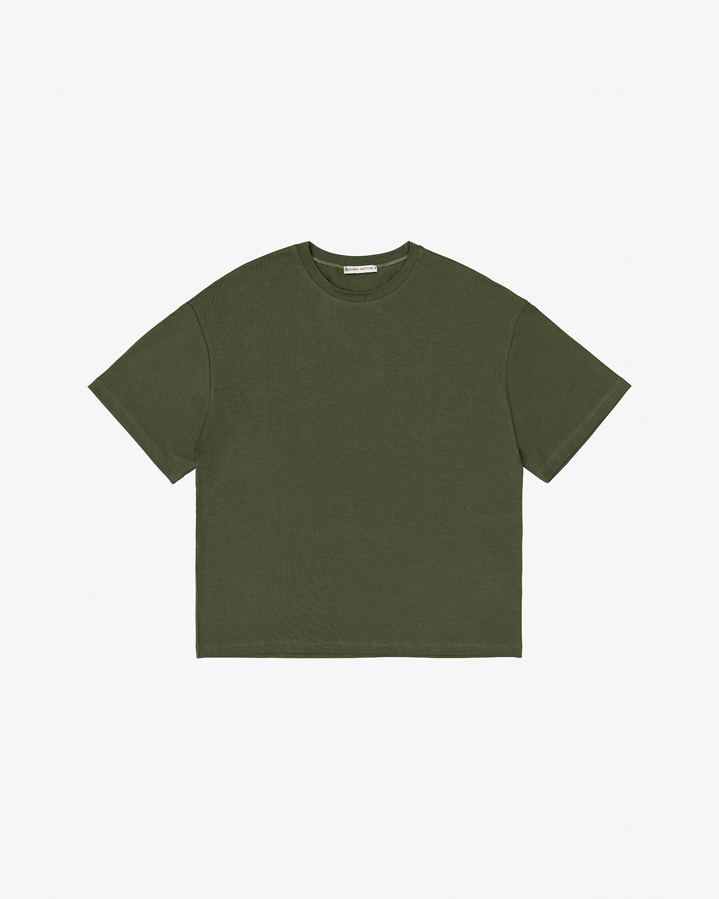 Haki Erkek Oversize T-shirt