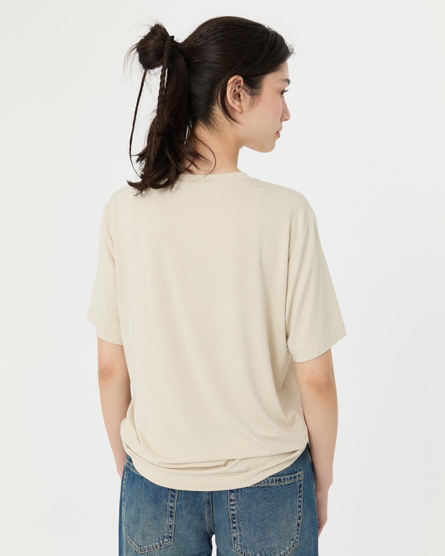 Krema Viskoz T-shirt