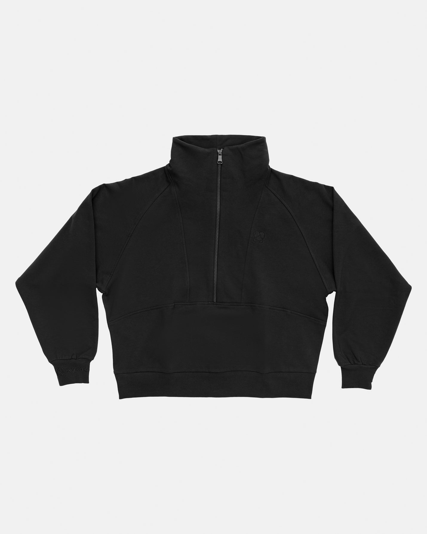Antrasit Dik Yaka Sweatshirt