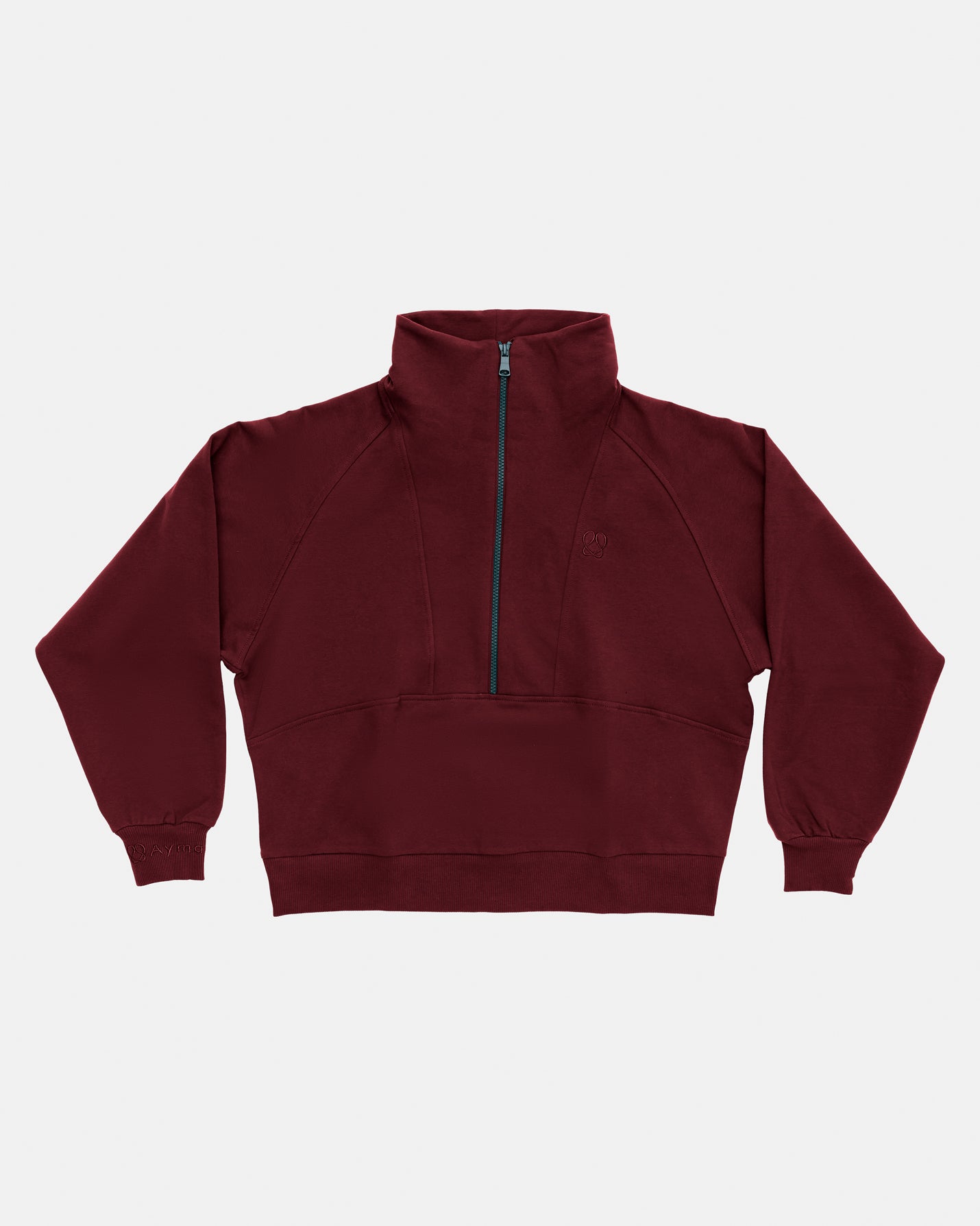 Kestane Dik Yaka Sweatshirt
