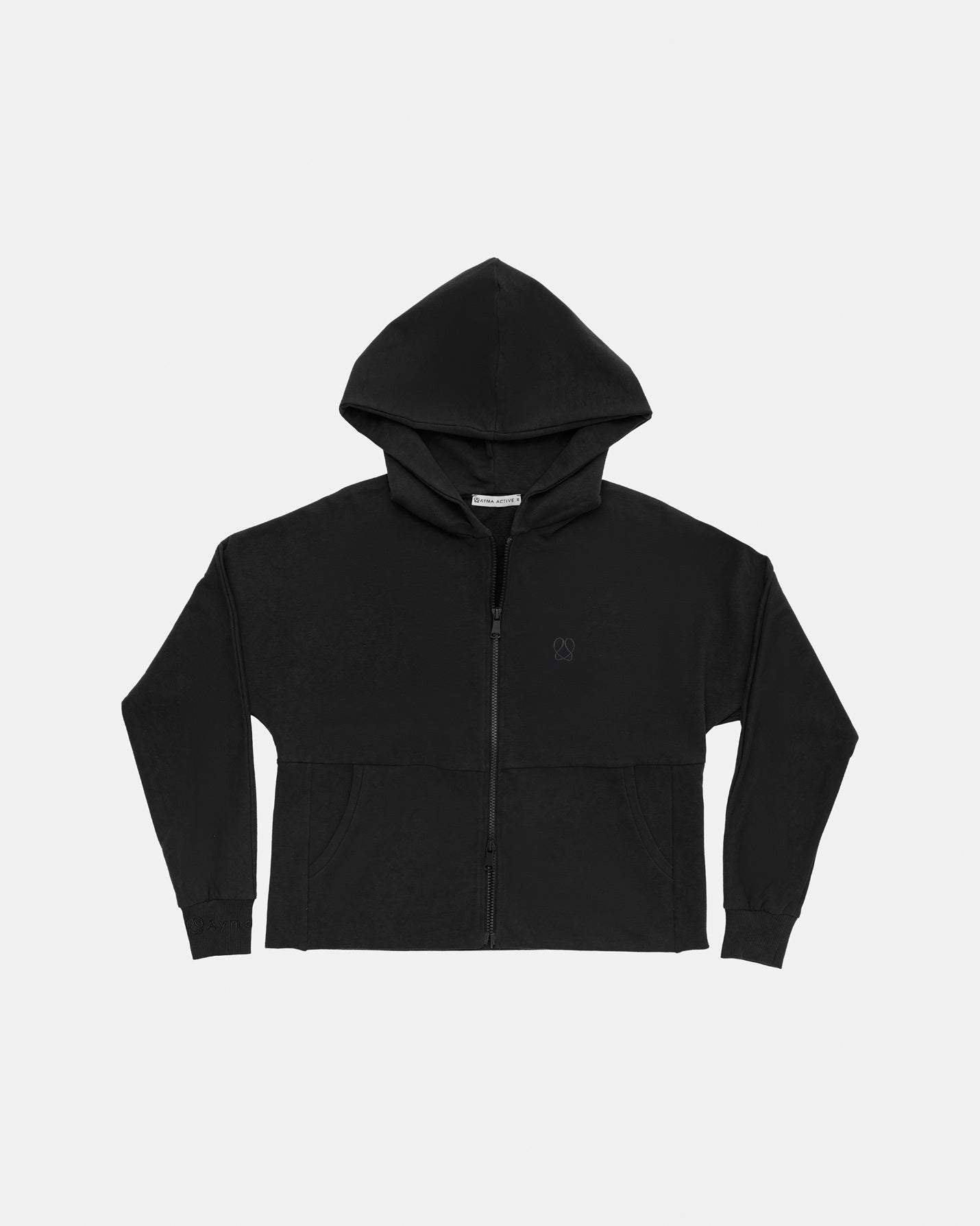 Antrasit Fermuarlı Hoodie