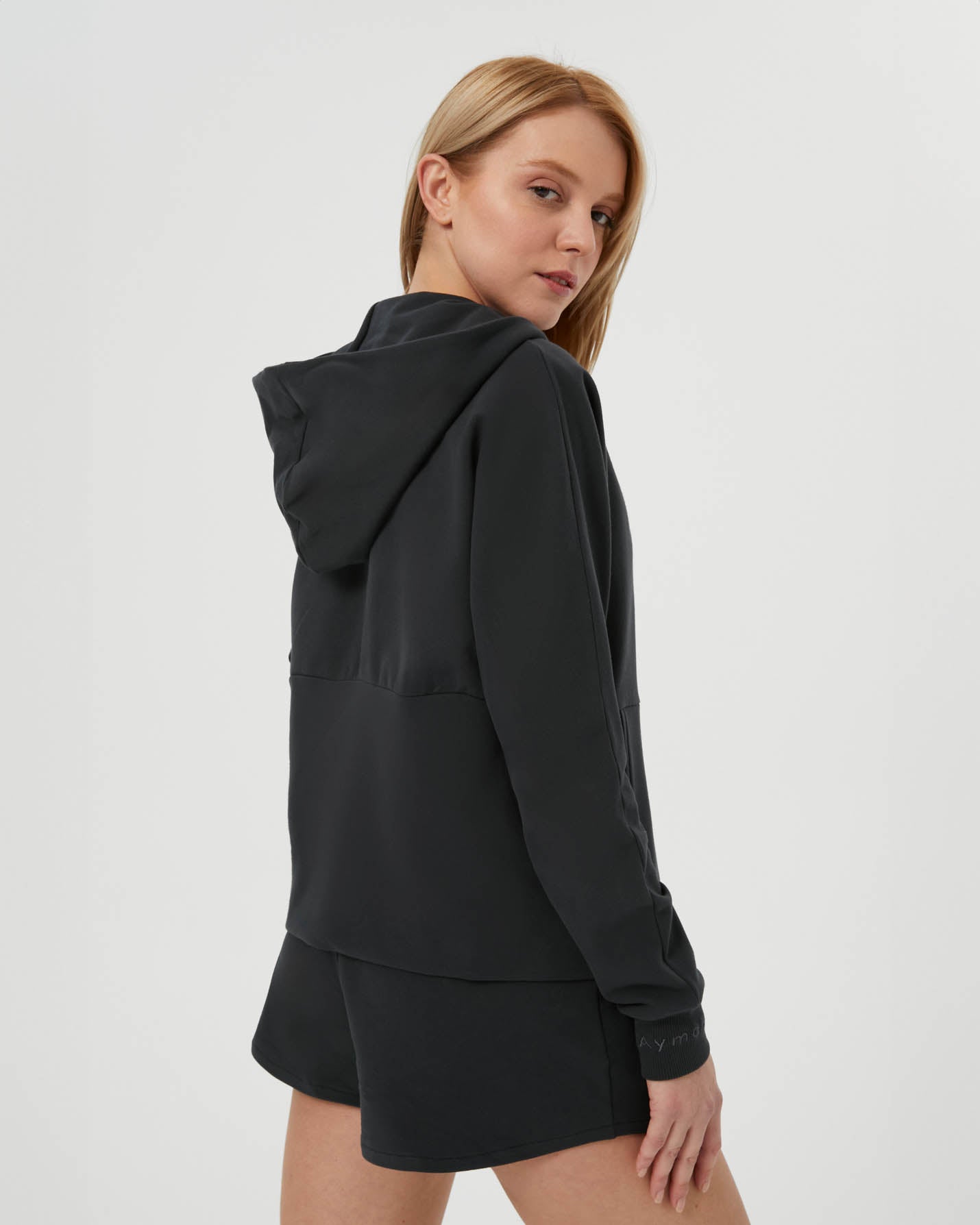 Antrasit Fermuarlı Hoodie