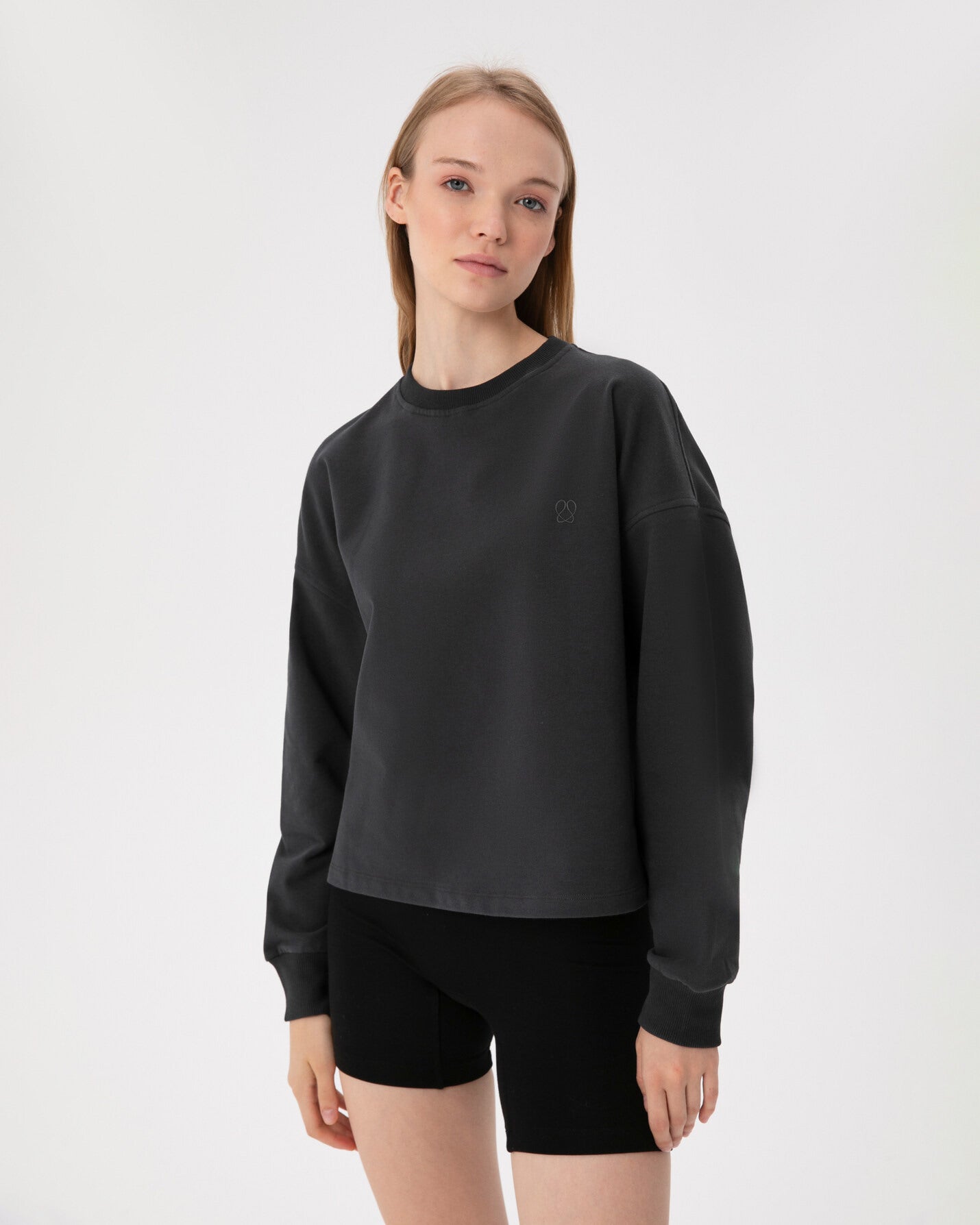 Antrasit Basic EasySize Sweatshirt