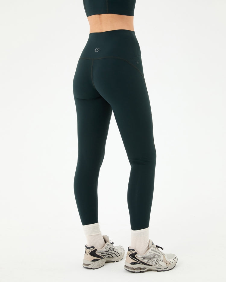 Petrol Dikiş Detaylı Motion Tayt