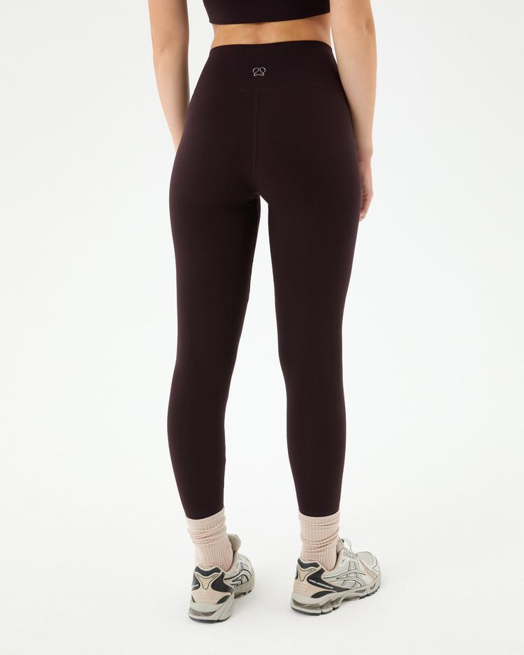 Mürdüm Ön Dikişsiz Motion Tayt