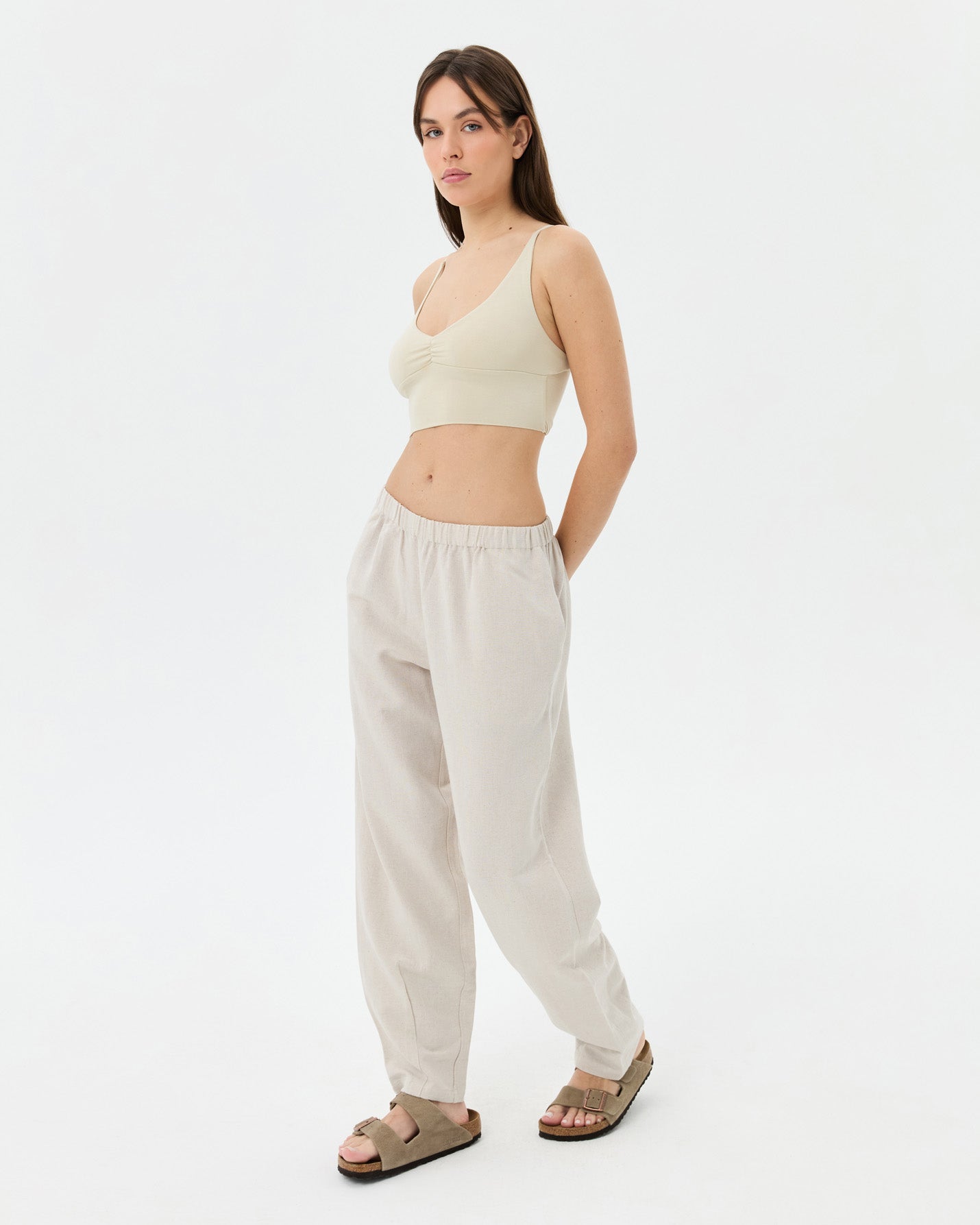 Bej Easy West Pantolon