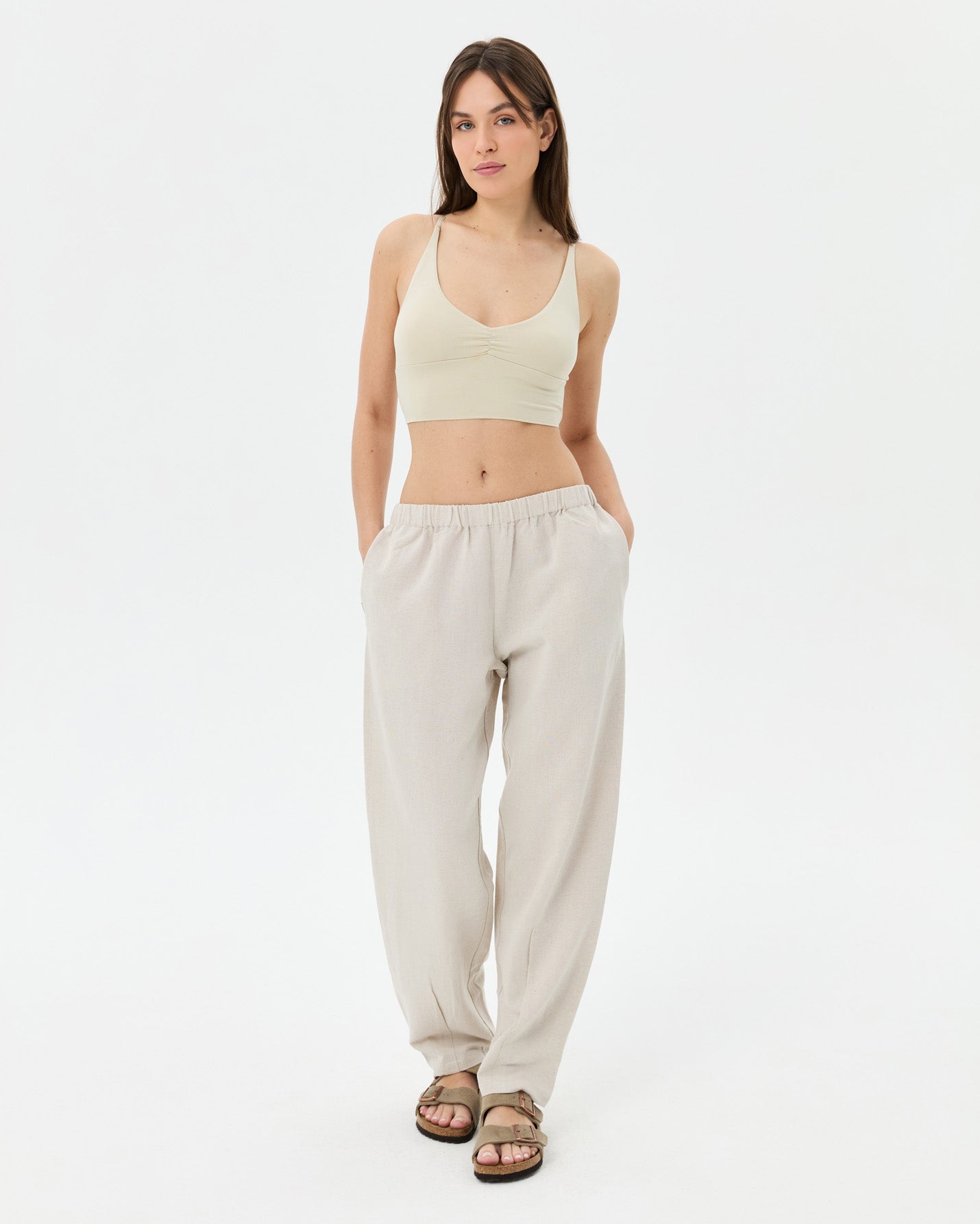 Bej Easy West Pantolon