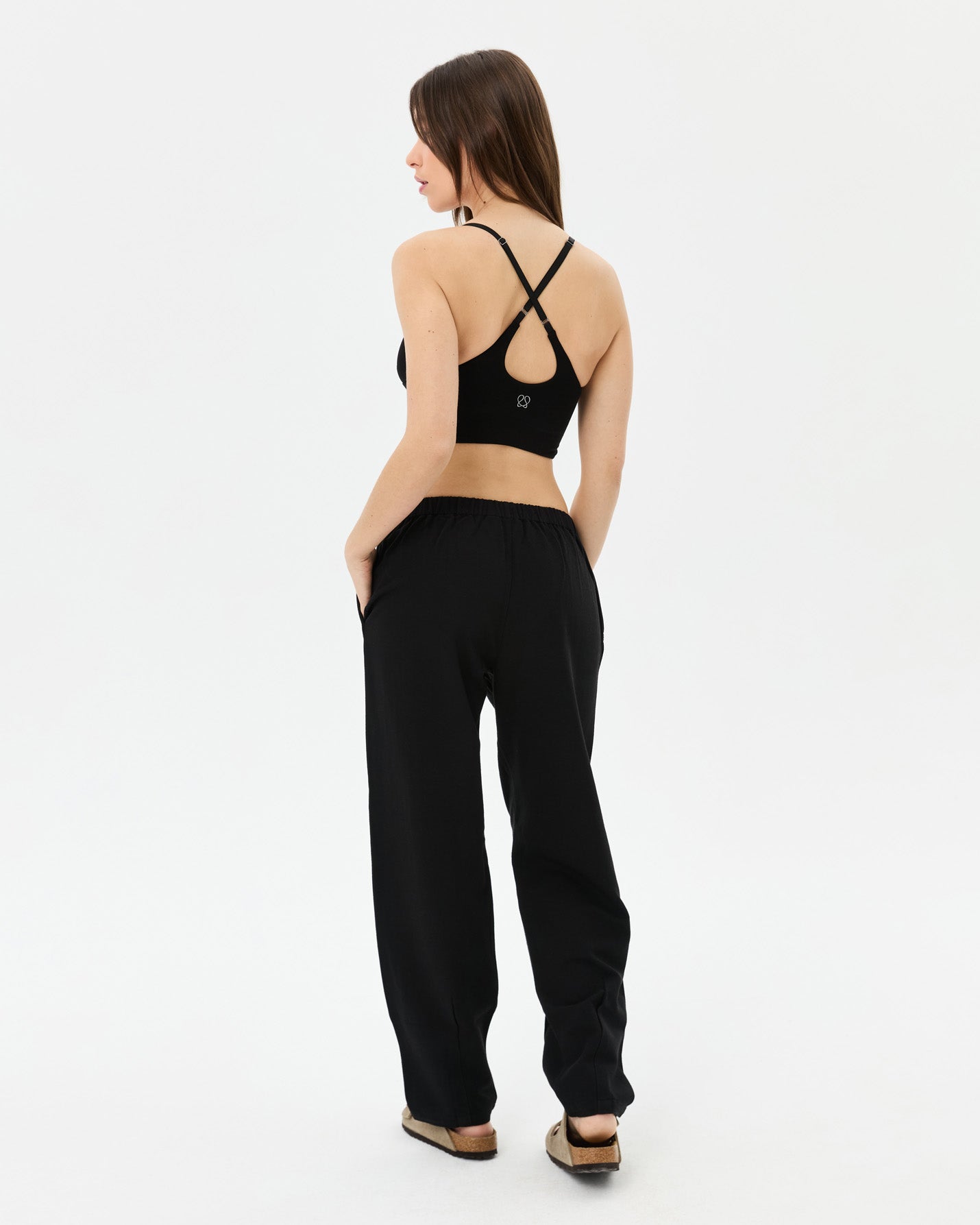 Siyah Easy West Pantolon