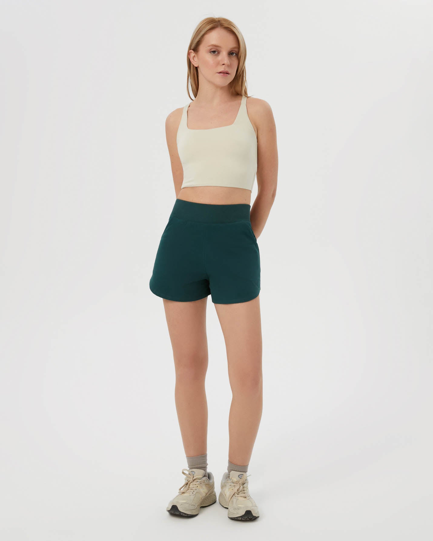 Orman Yeşili Sweatshort