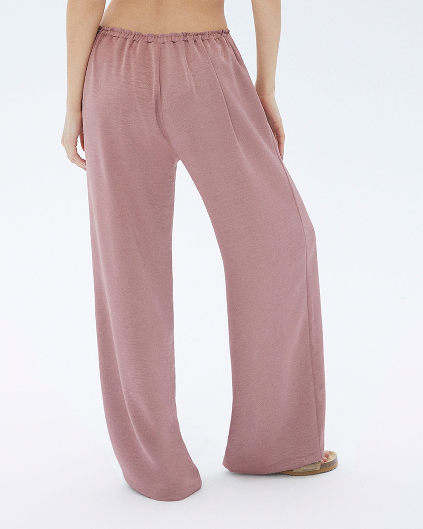 Bağcıklı Büzgülü Pantolon