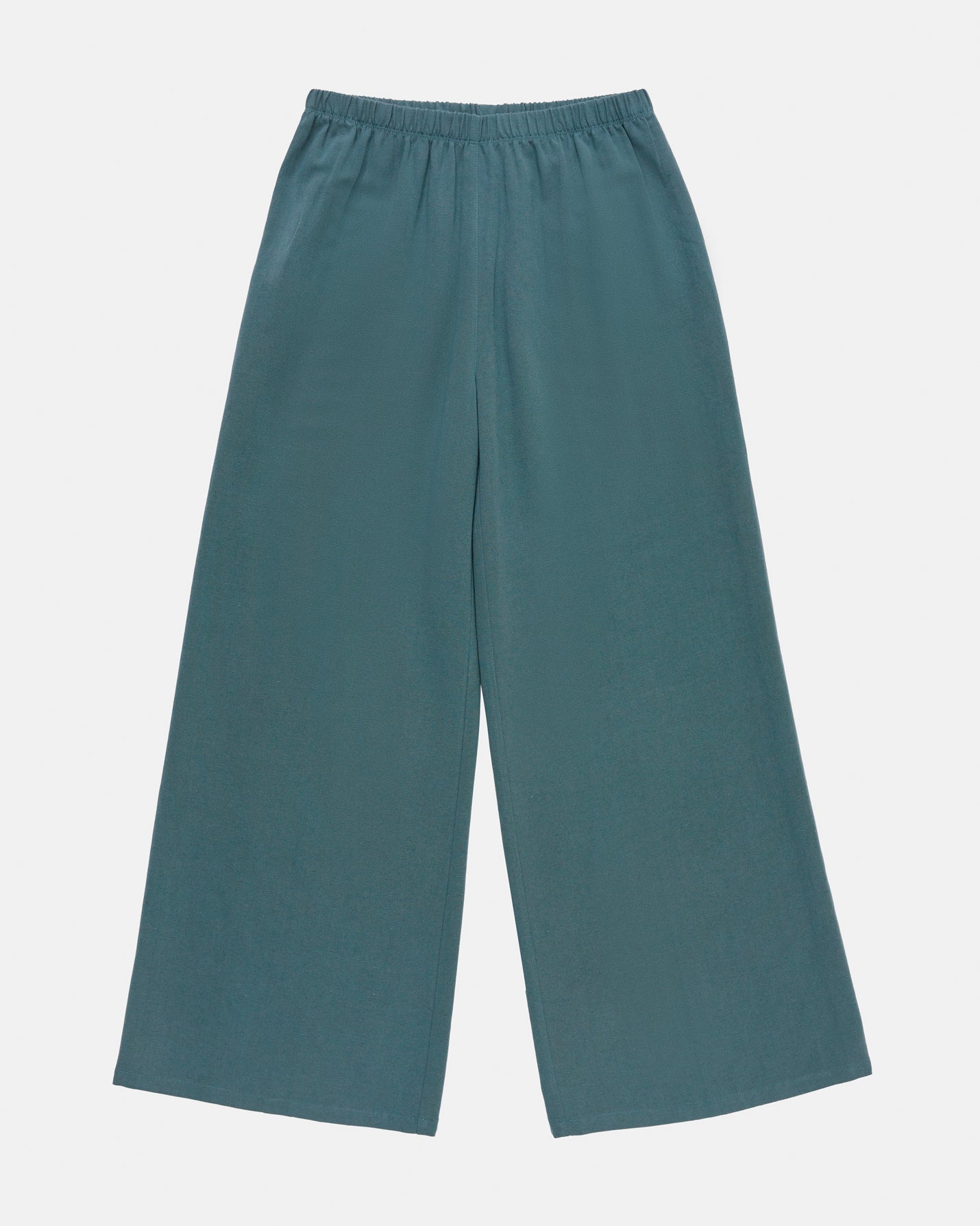 Dalga Wide Keten Pantolon