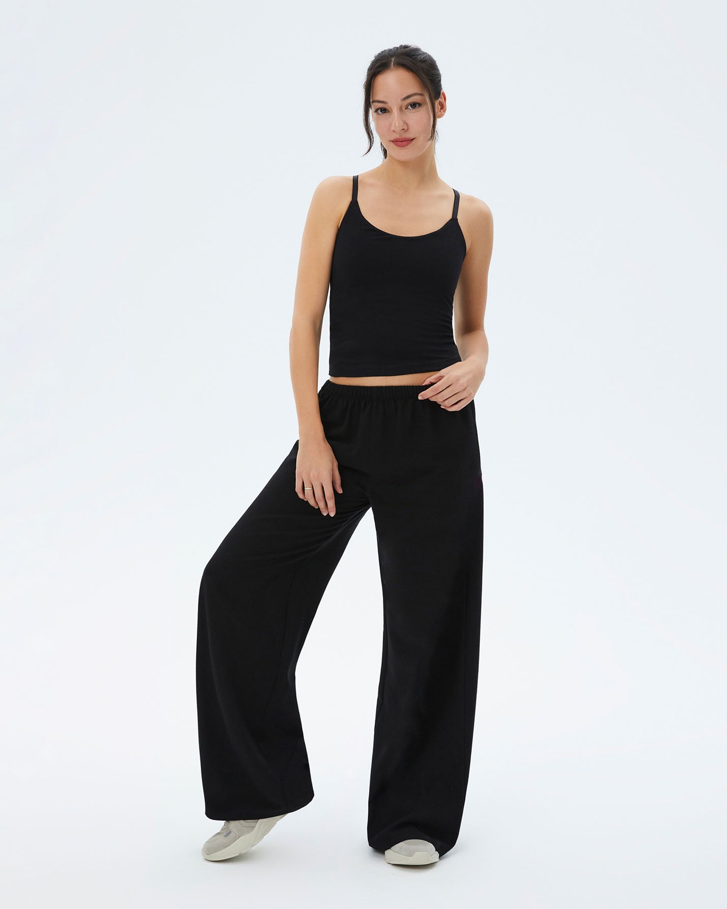 Wide Keten Pantolon