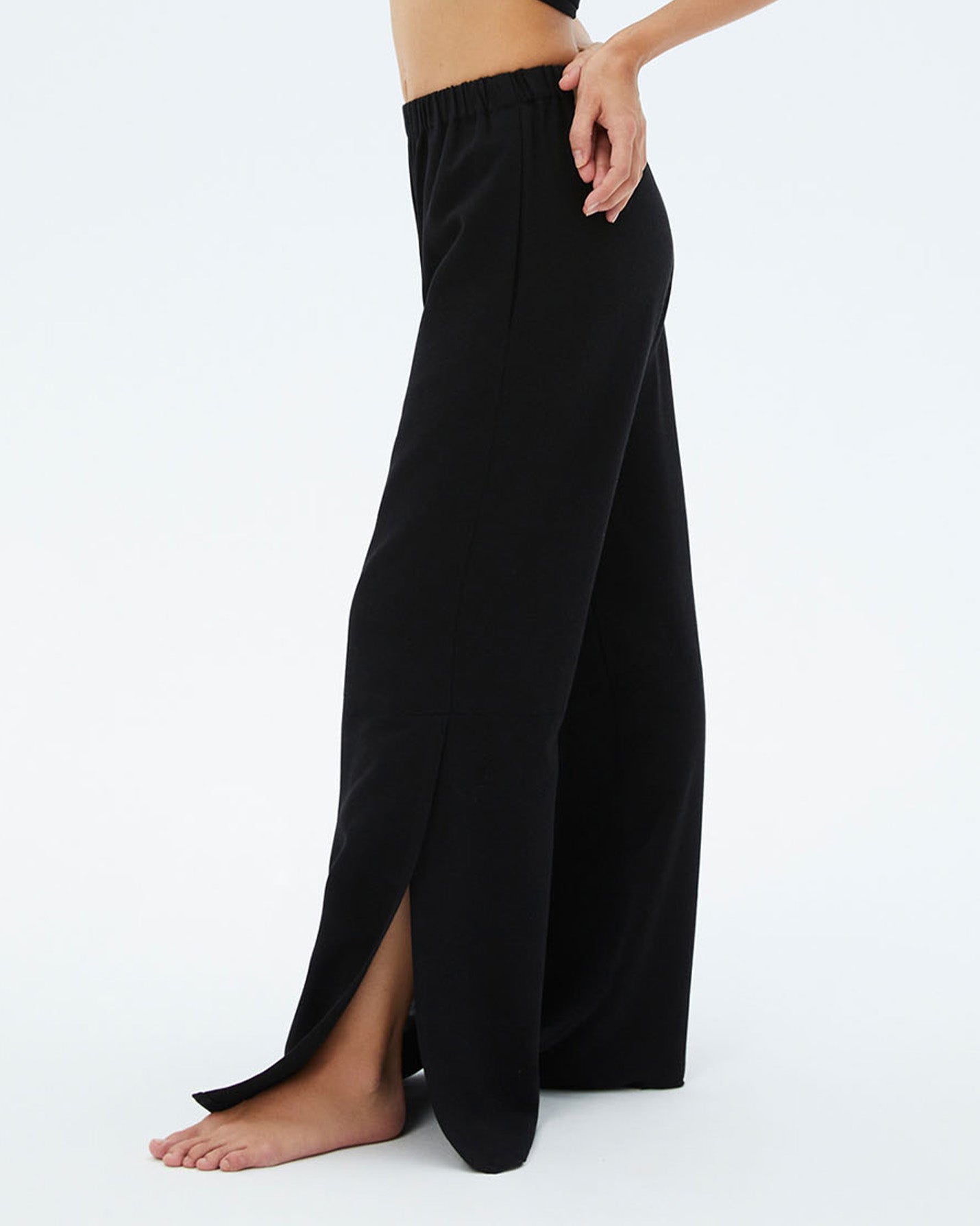 Slit Keten Pantolon
