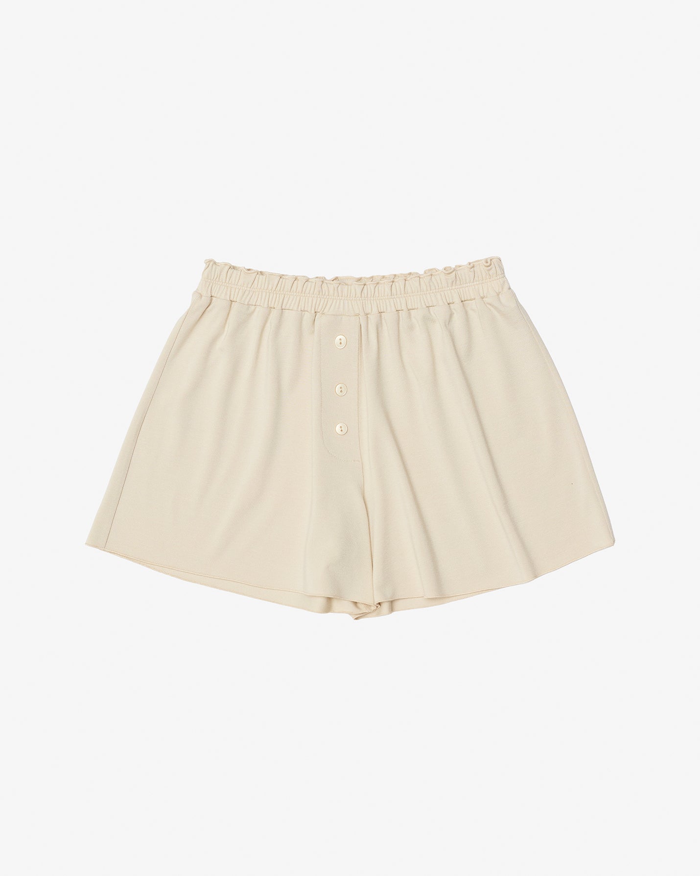 Krema Büzgülü Pijama Boxer
