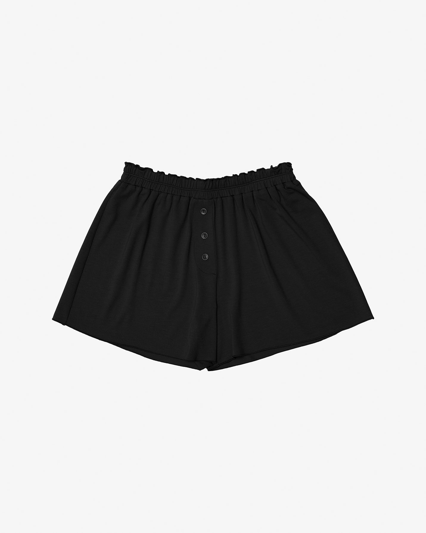 Siyah Büzgülü Pijama Boxer