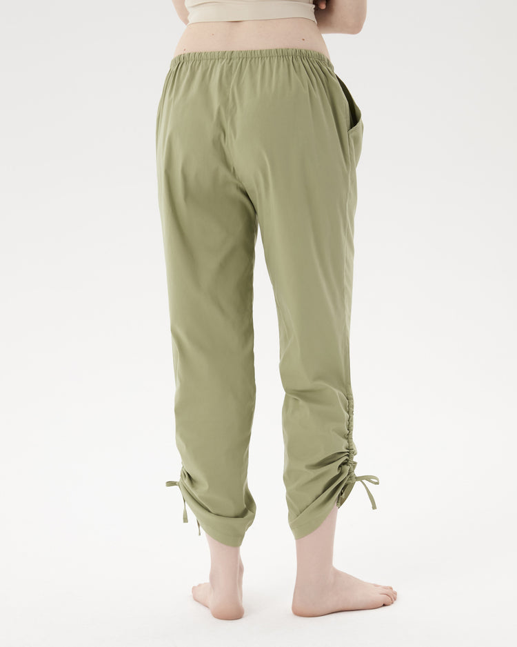 Matcha Paça Büzgülü Rahat Pantolon