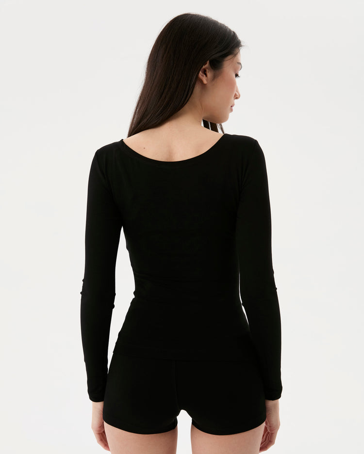 Siyah Basic 4 Mevsim İçlik