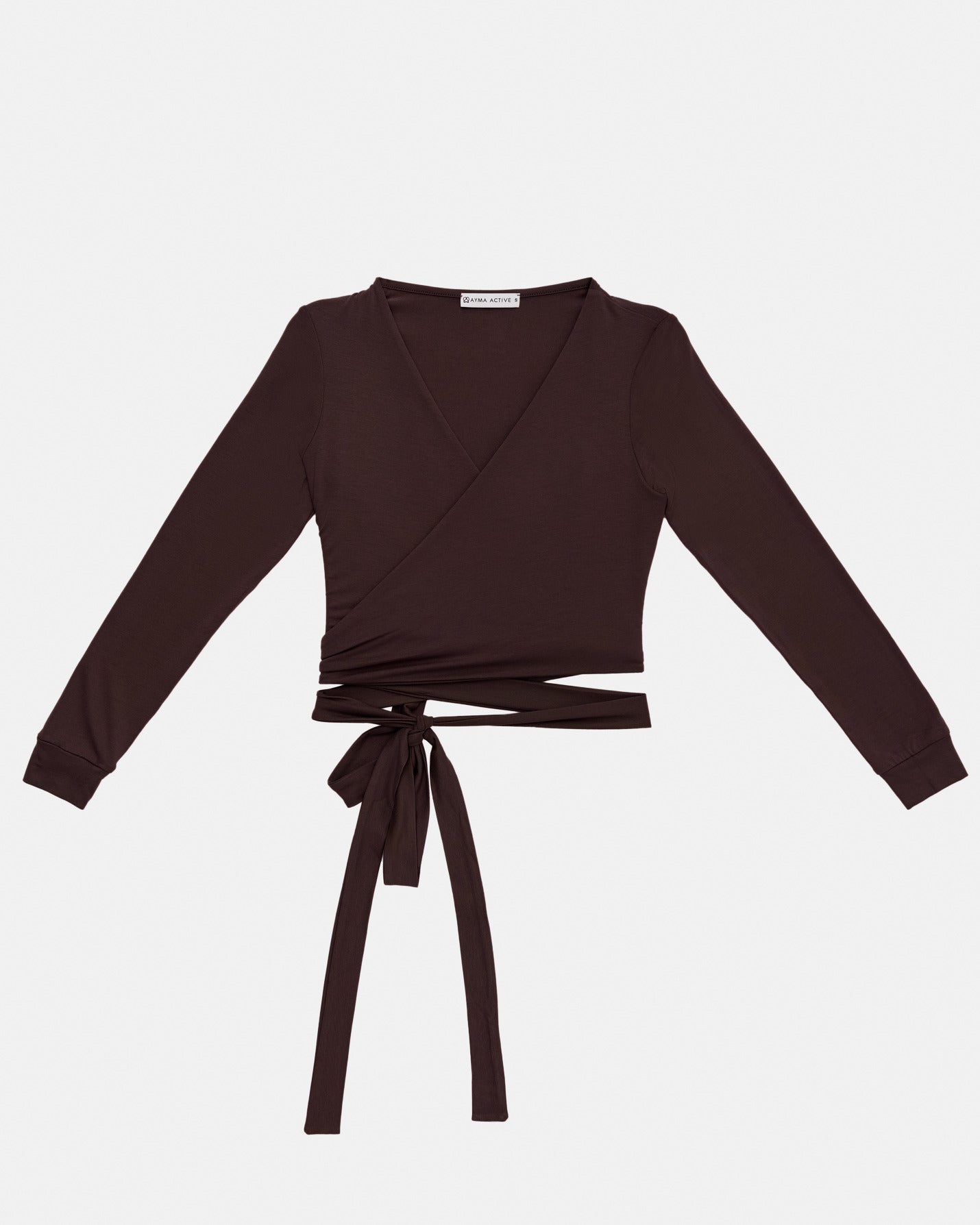 Kahverengi Anvelop Wrap Crop