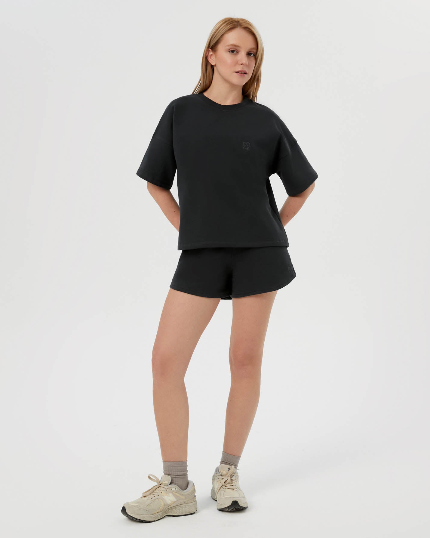 Antrasit Sweat-Tee