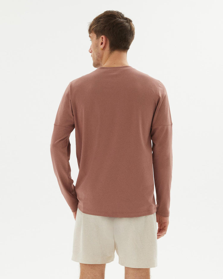 Gül Kurusu Erkek Uzun Kollu T-shirt