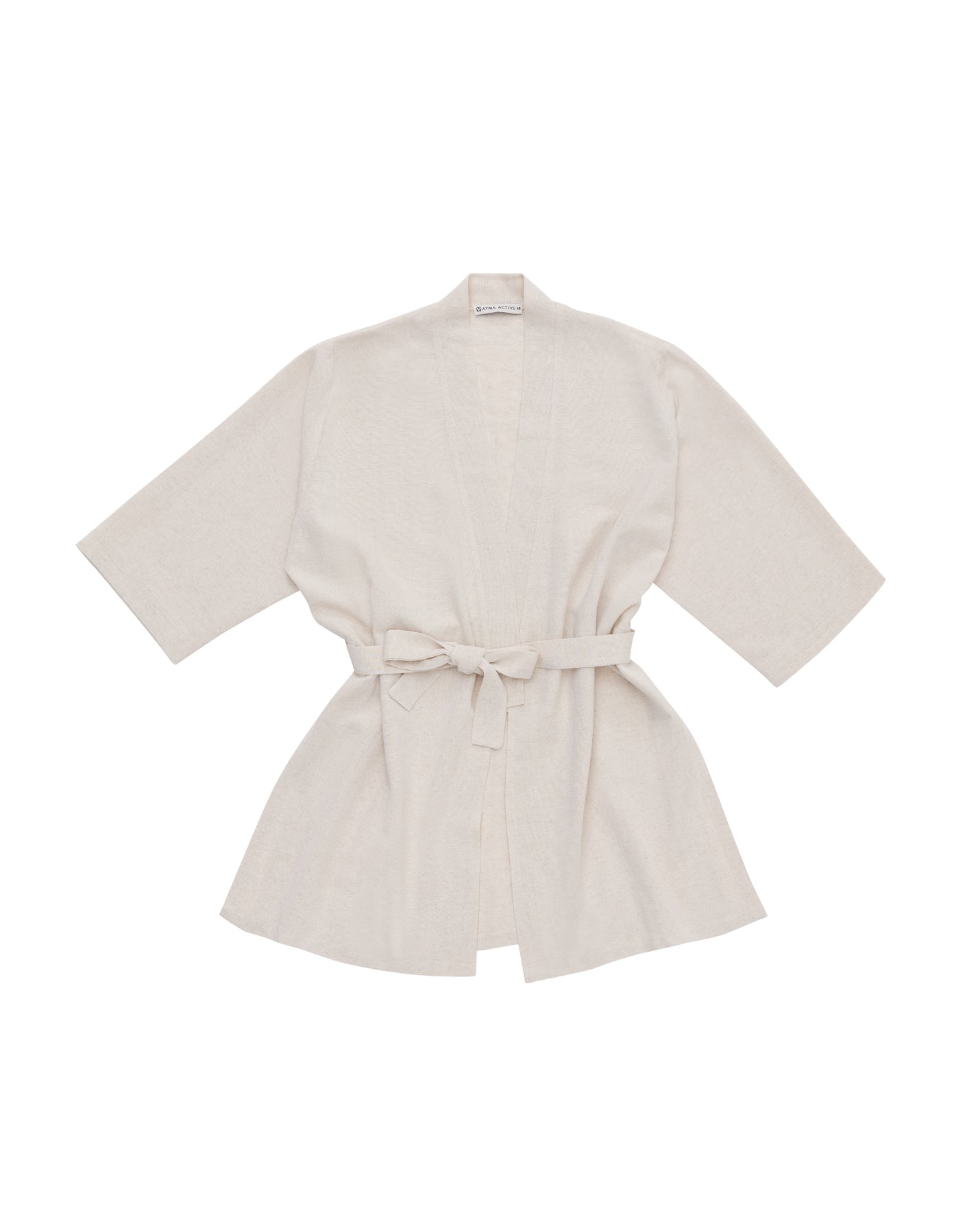 Bej Keten Kimono