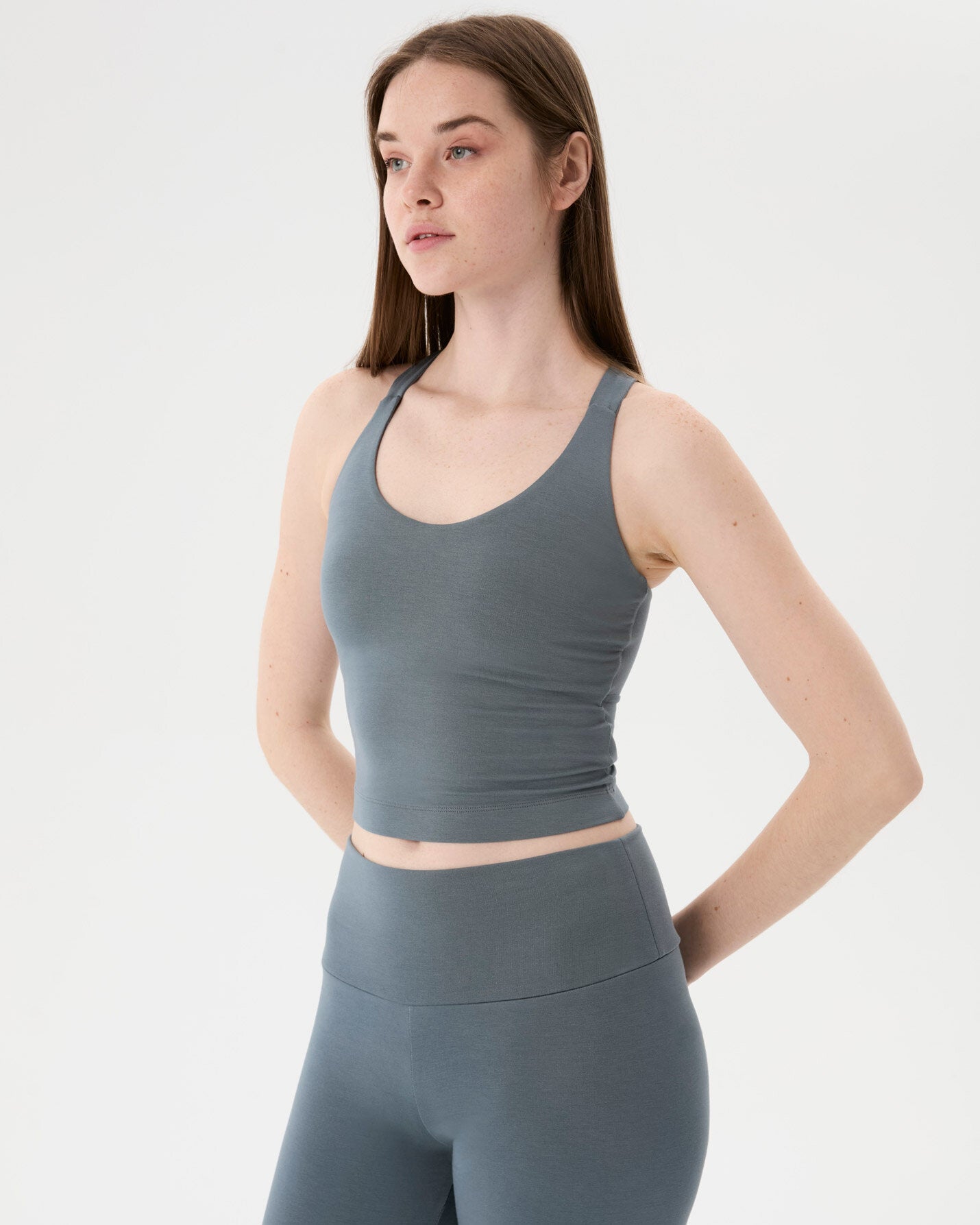Tirşe Halter Half Crop Bluz