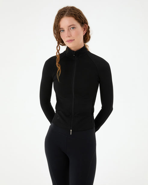 Siyah Dar Fit Spor Üst
