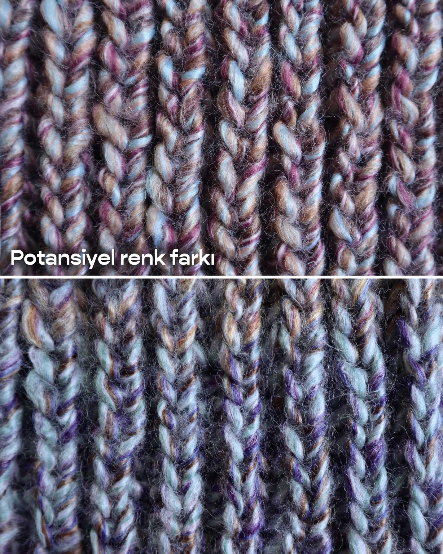 Menekşe El Örgüsü Saç Bandı