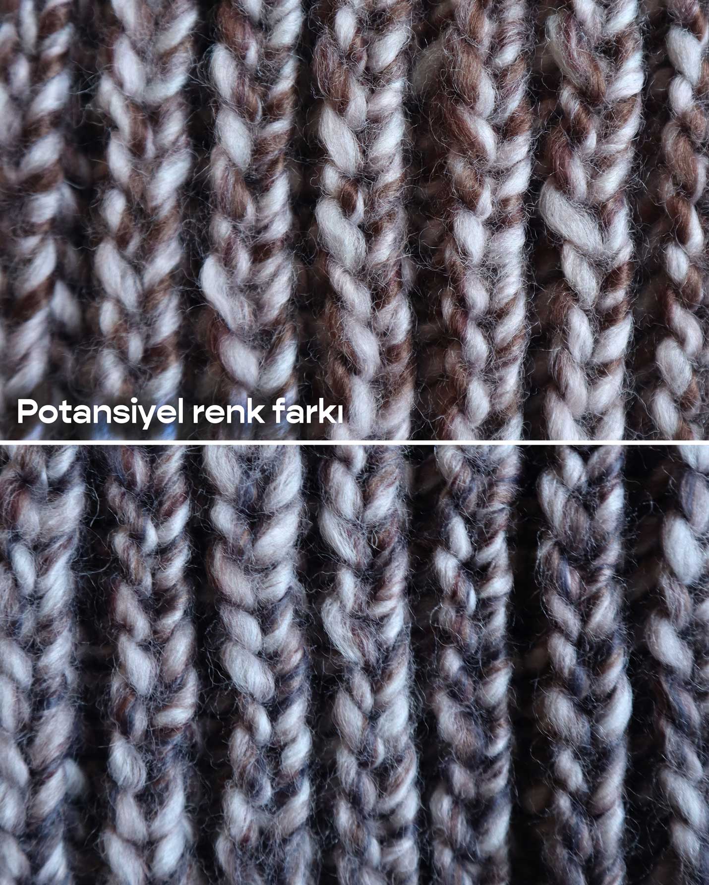 Sütlü Kahve El Örgüsü Saç Bandı