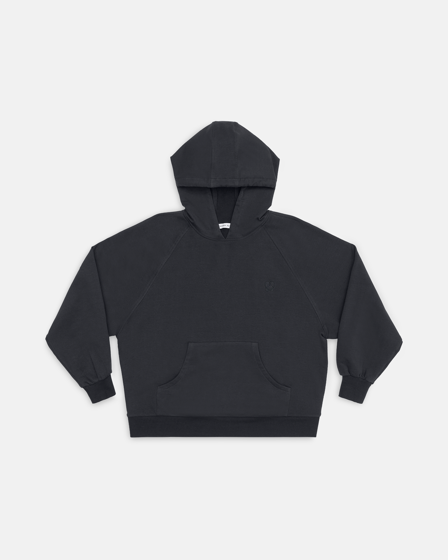 Antrasit Kapşonlu Oversize Sweatshirt